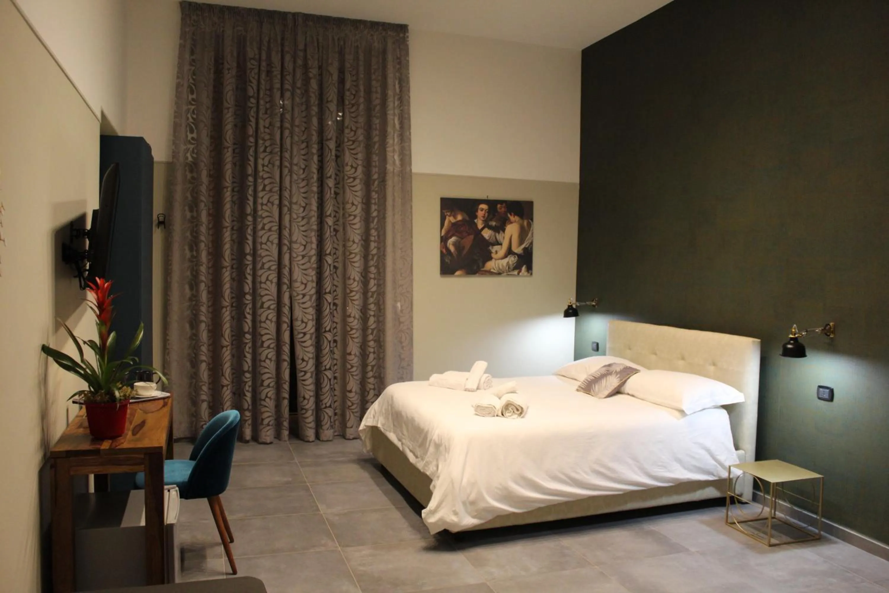 Bedroom, Bed in Donna Lena Relais Napoli