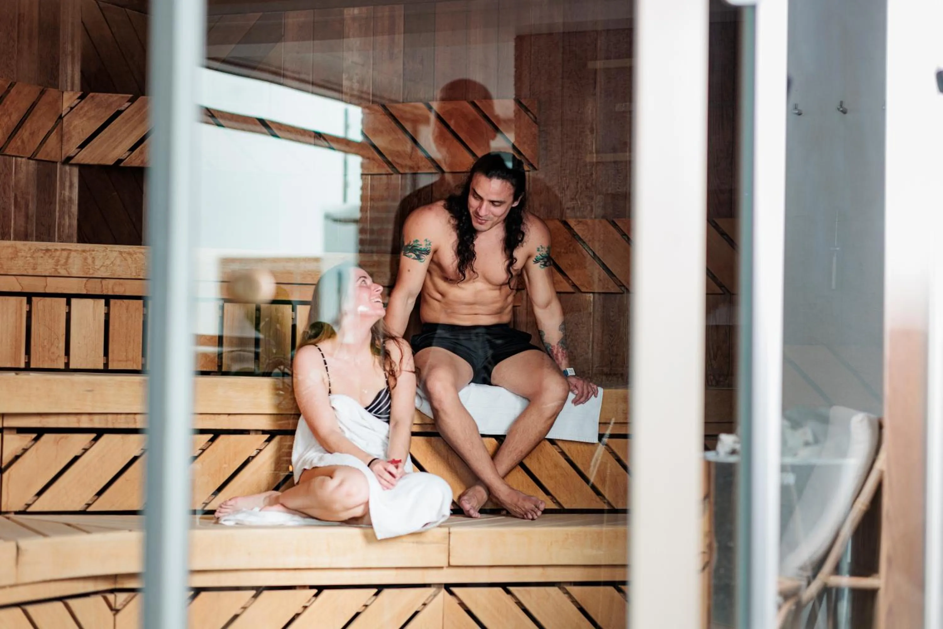 People in Griffen Spa Hotel