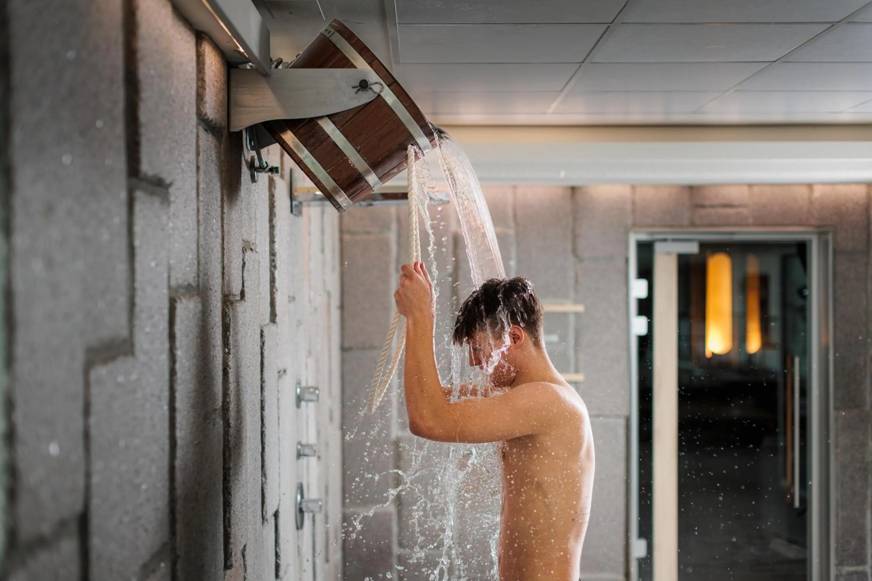 People in Griffen Spa Hotel