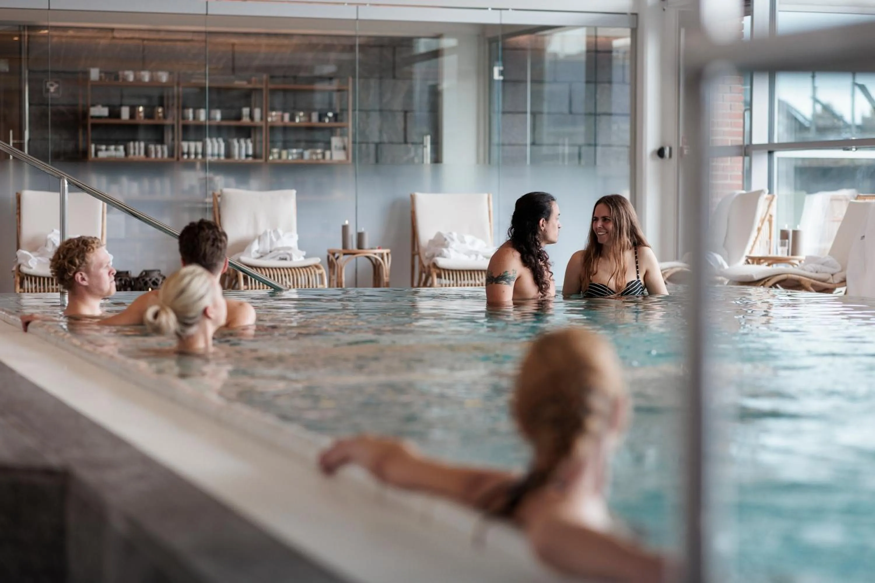 People in Griffen Spa Hotel