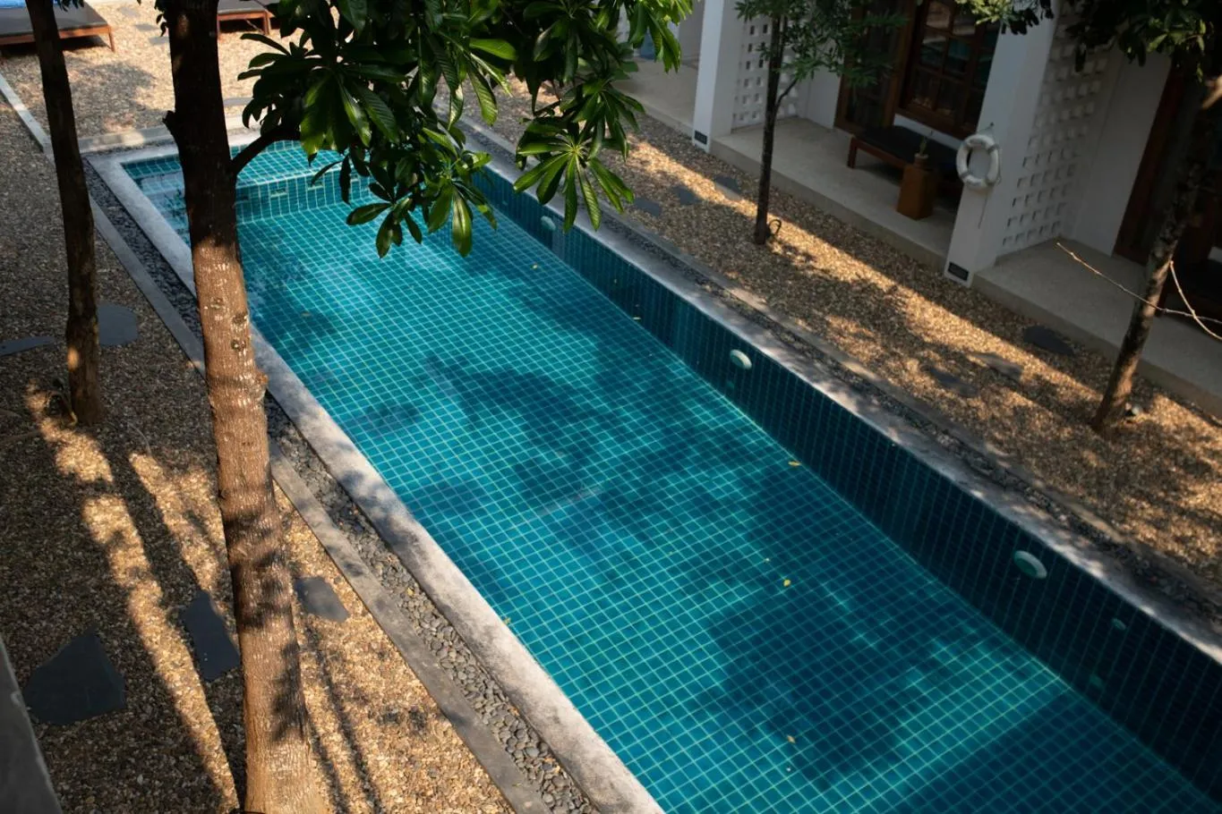 Pool view in Le Sen Boutique Hotel