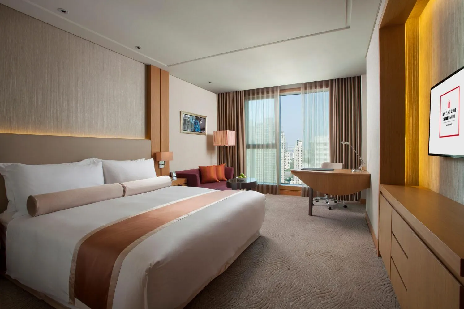 Photo of the whole room, Bed in Millennium Hotel Taichung