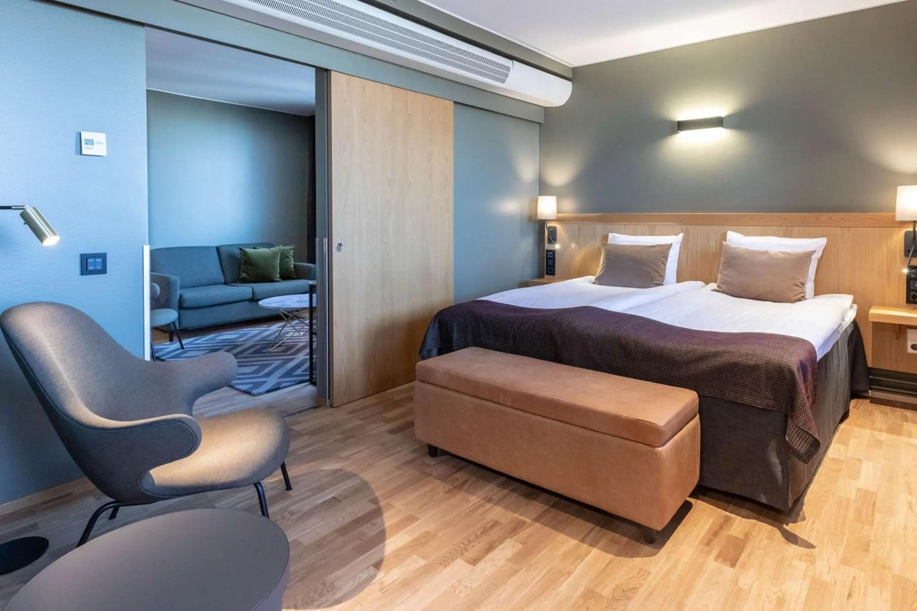 Bedroom, Bed in Scandic Tampere City Bedroom, Bed in Scandic Tampere City