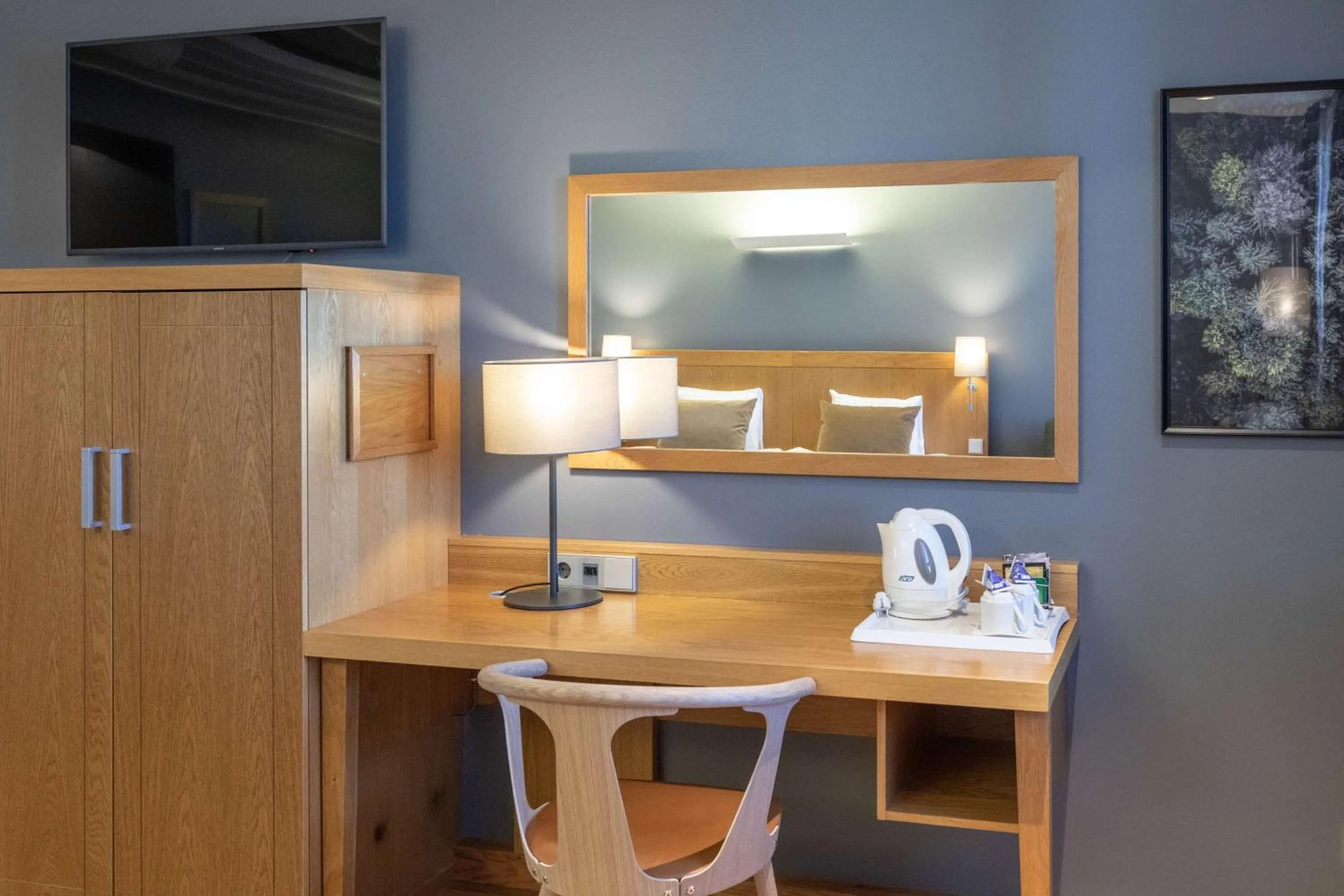 Living room, Bed in Scandic Tampere City