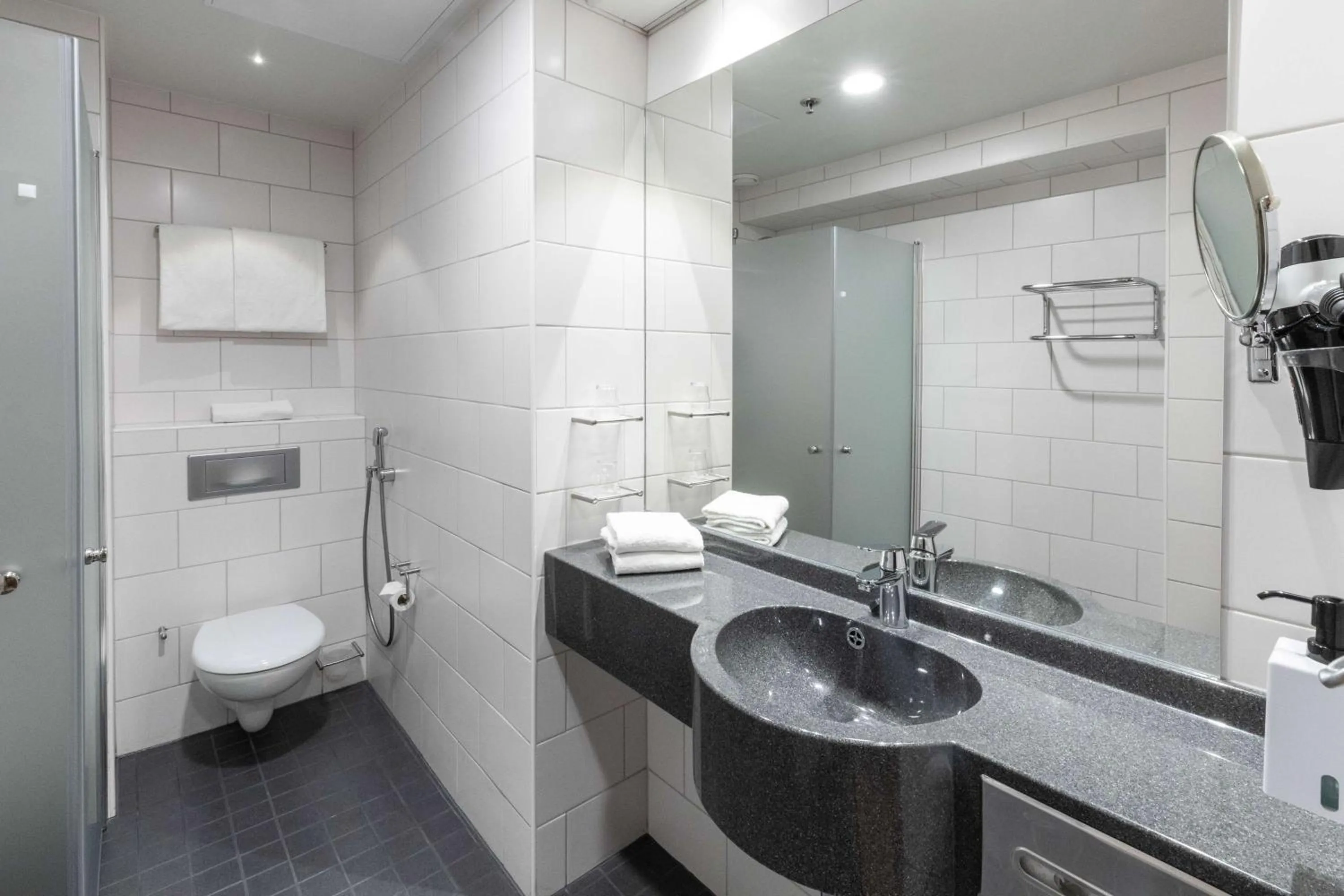 Bathroom in Scandic Tampere City