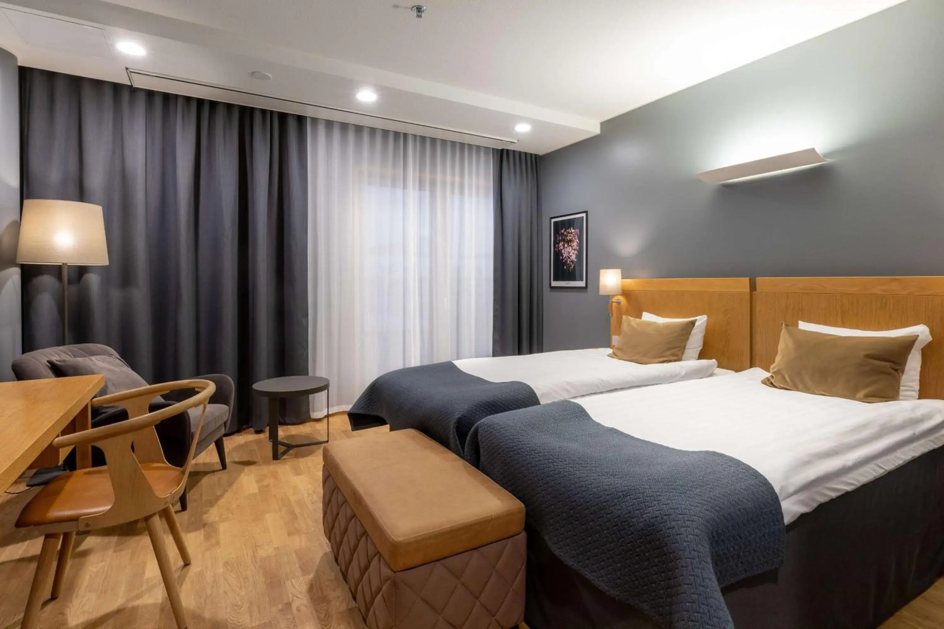 Bedroom, Bed in Scandic Tampere City Bedroom, Bed in Scandic Tampere City