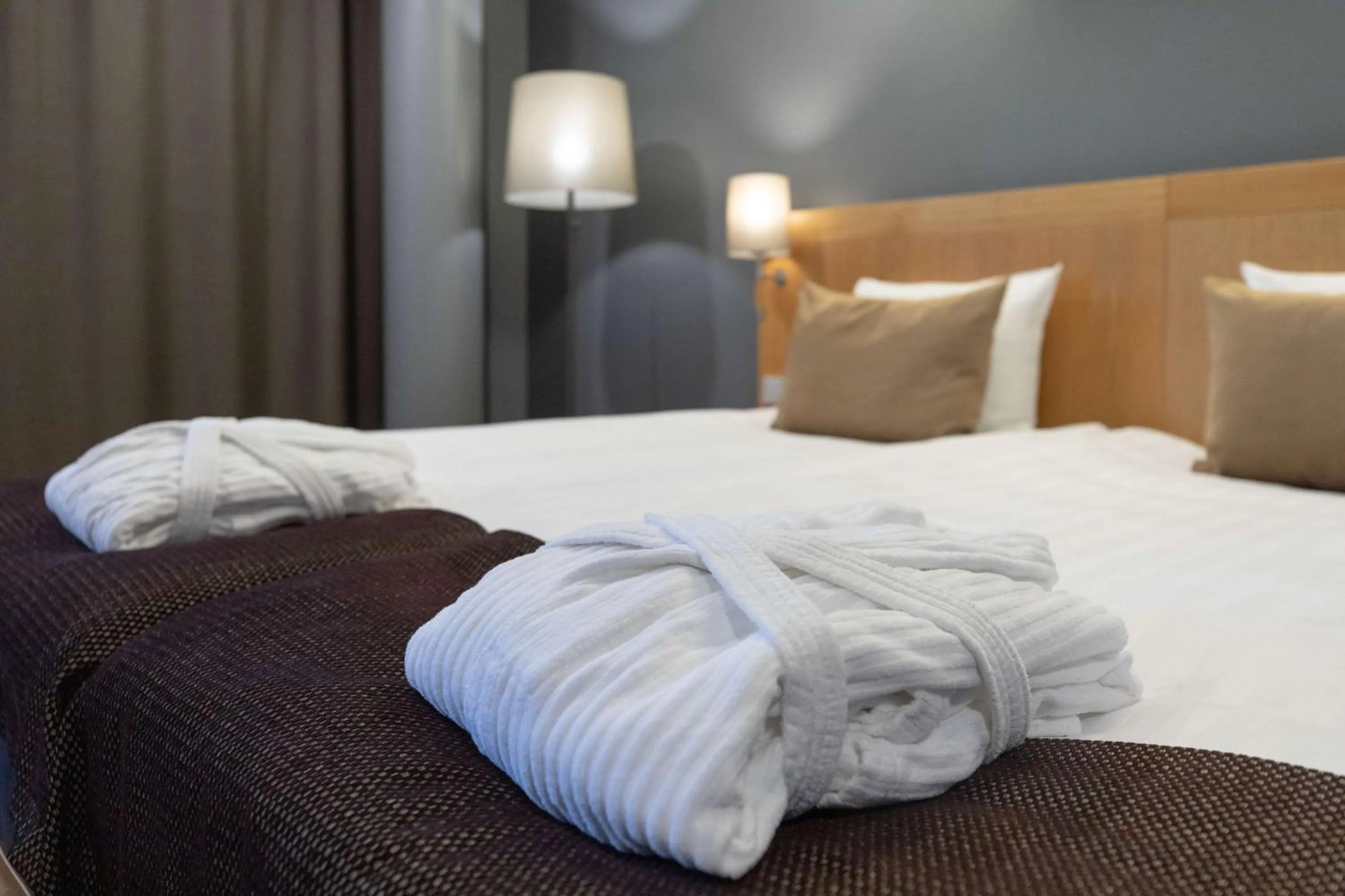 Decorative detail, Bed in Scandic Tampere City