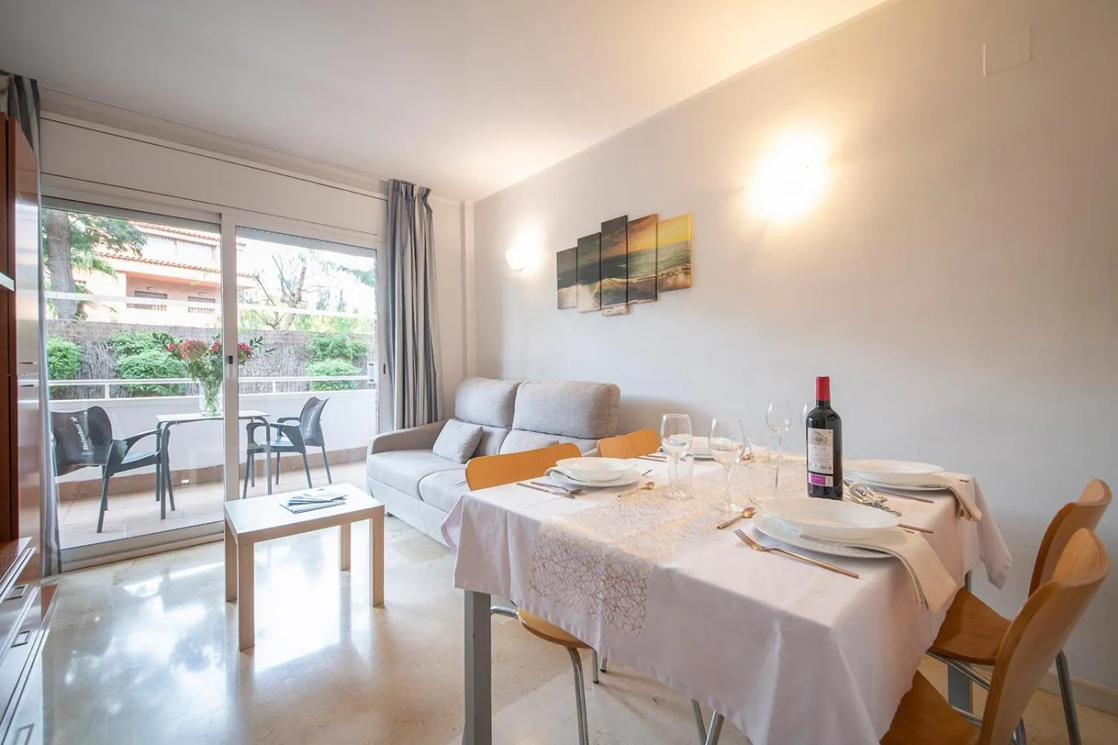 Living room in Aparthotel Marsol