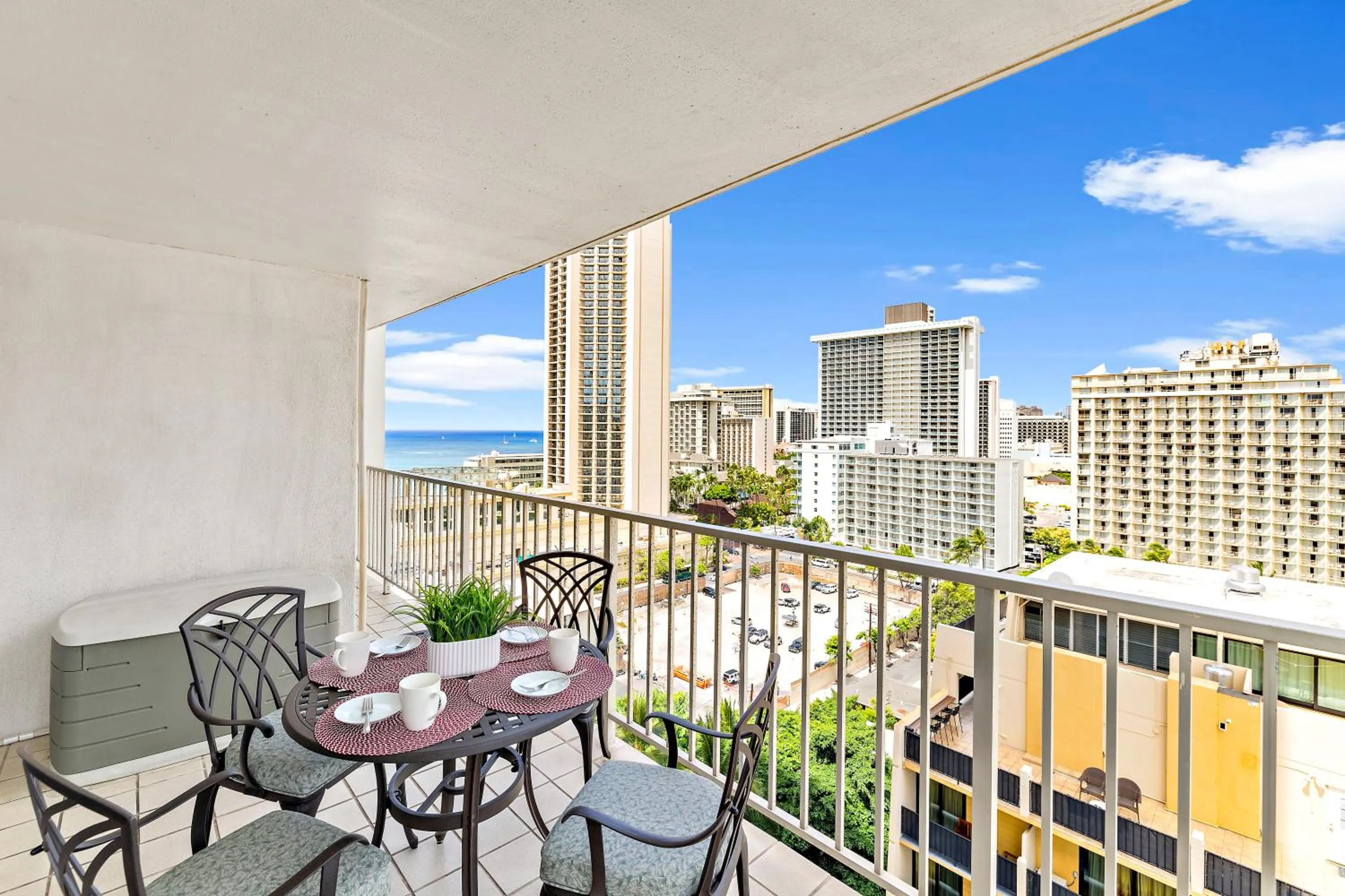 Balcony/Terrace in Pacific Monarch - 1 BR - Ocean and City Views!