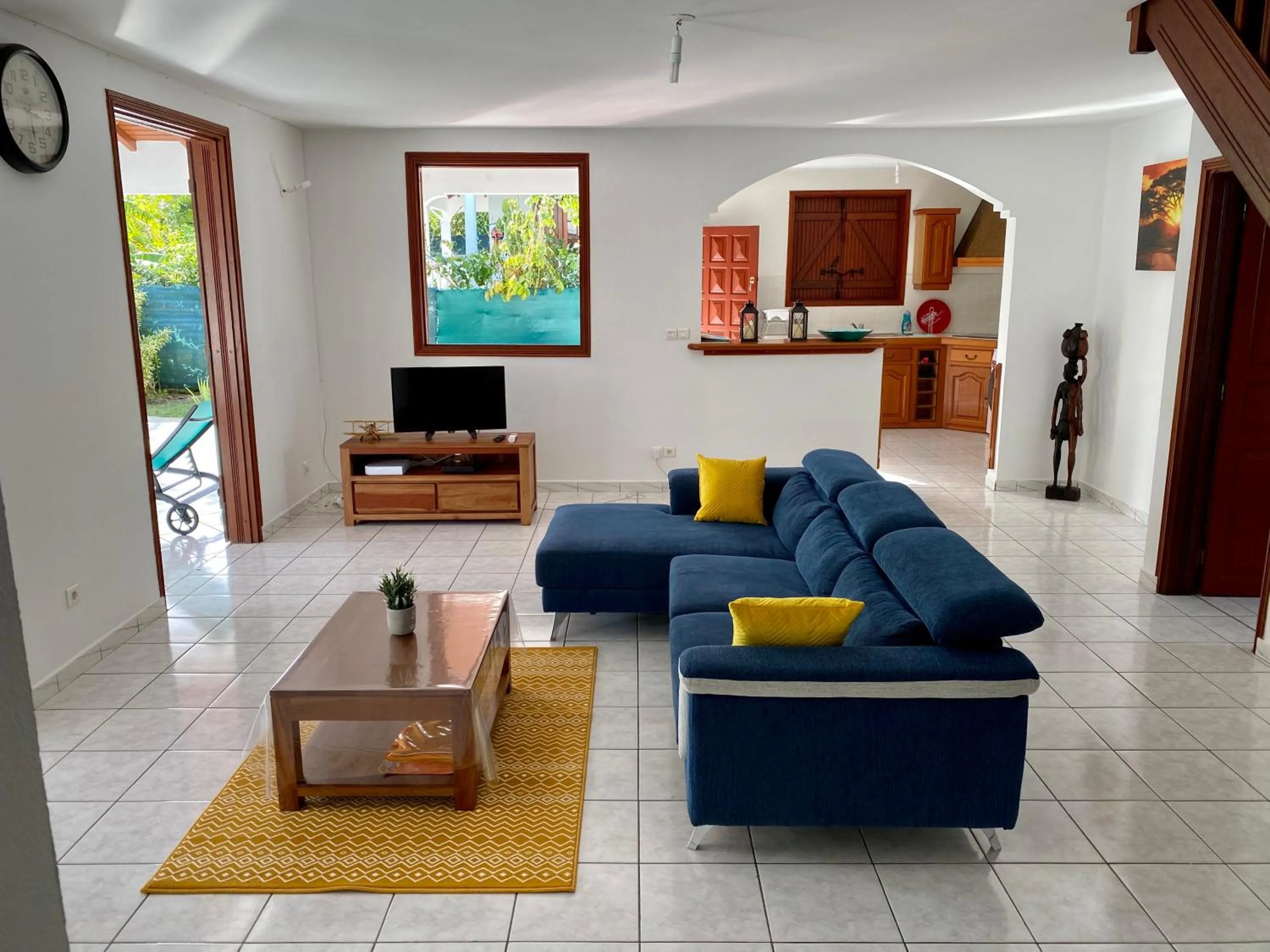 Living room in Villa les Lataniers St-Francois