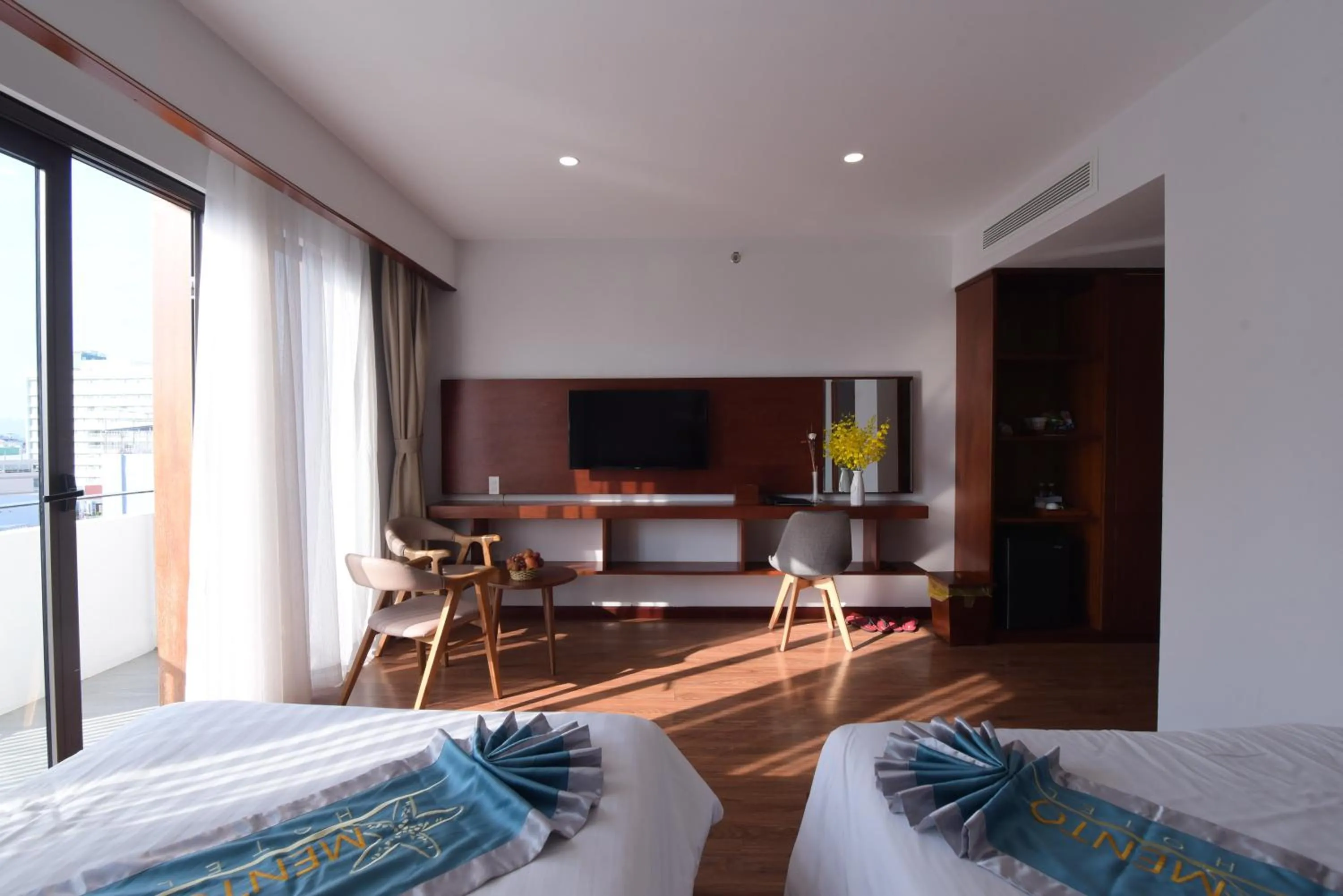 Bed in MENTO HOTEL QUY NHƠN