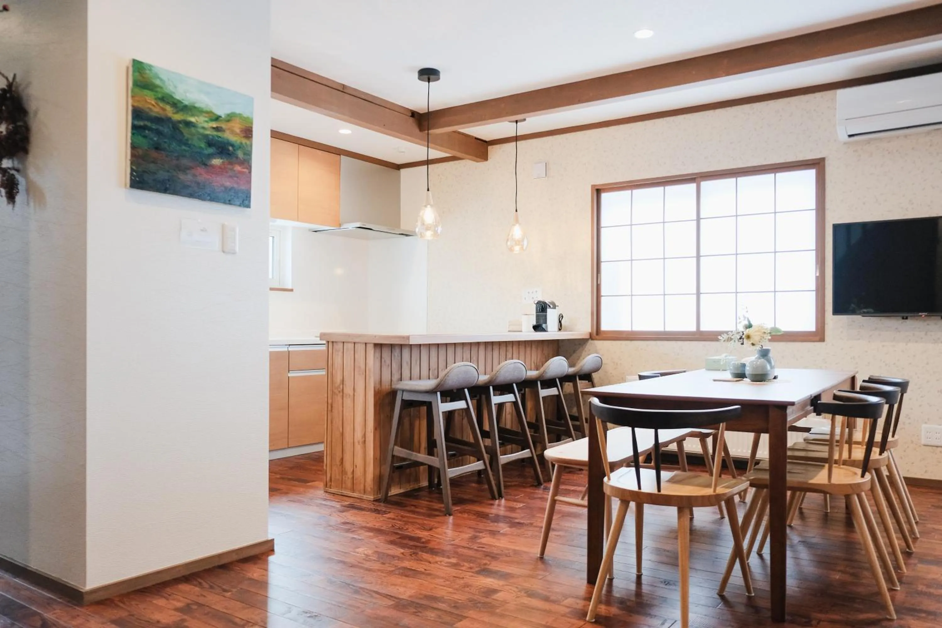 Dining area in Lampstand STAY Sapporo-House A