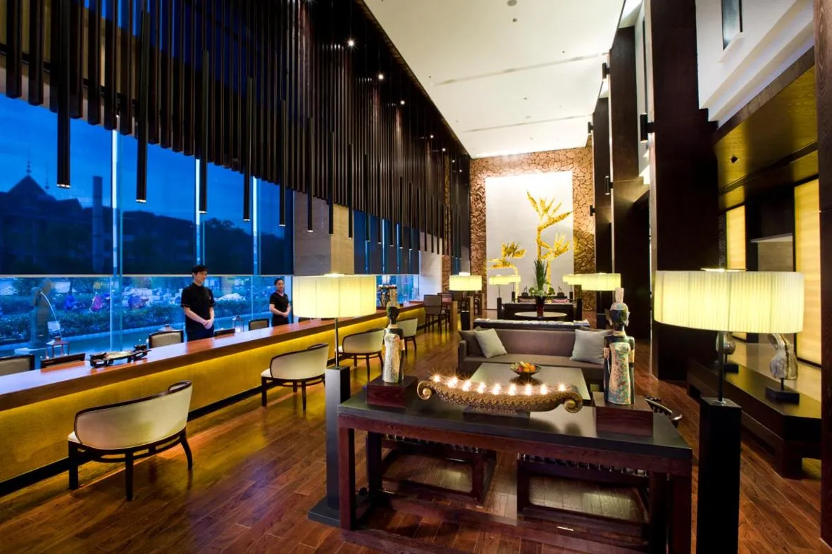Lobby or reception in SSAW Boutique Hotel Hangzhou Xiaoshan Yinlong Hangfachang Subway