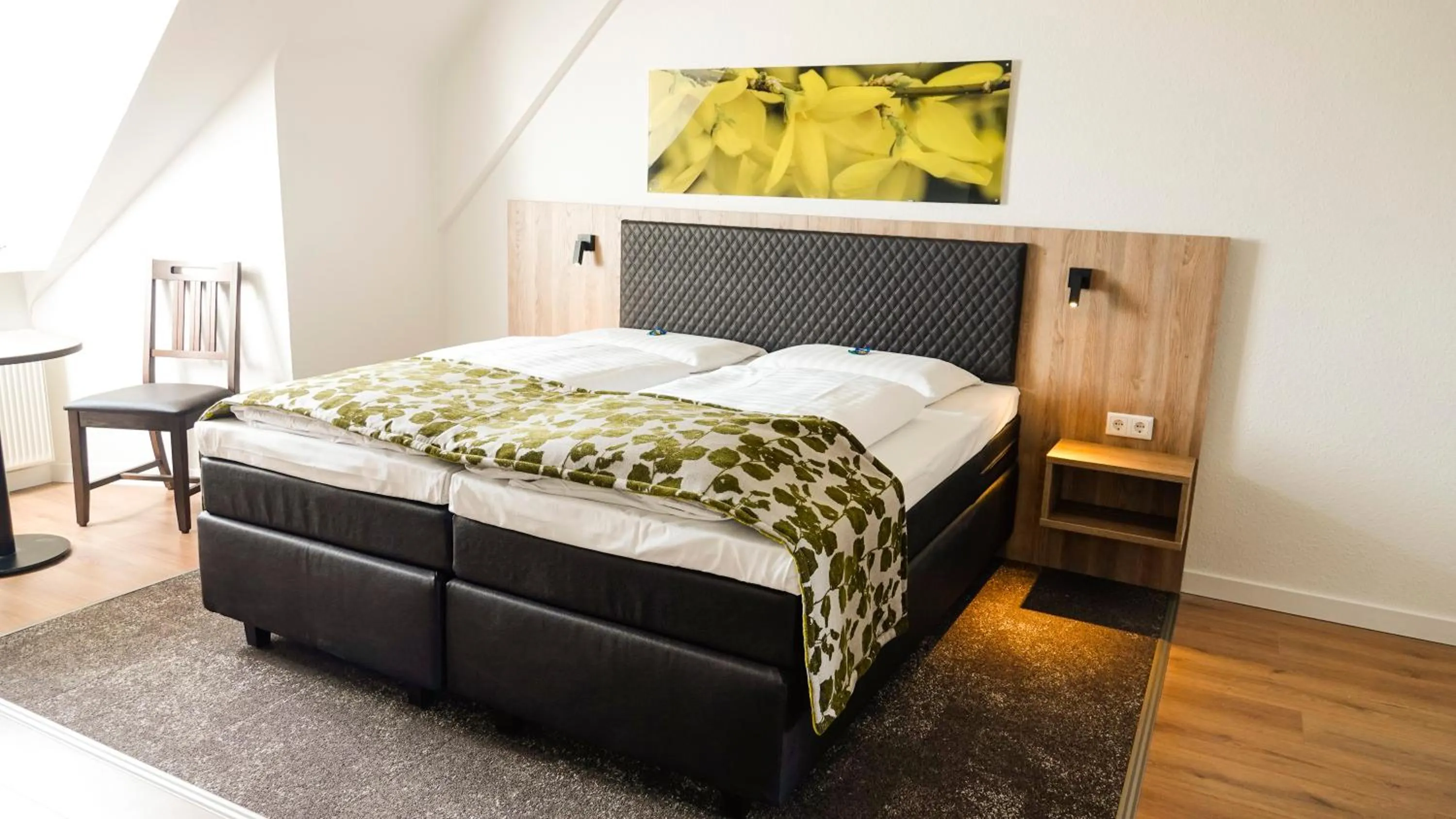 Photo of the whole room, Bed in Nierswalder Landhaus