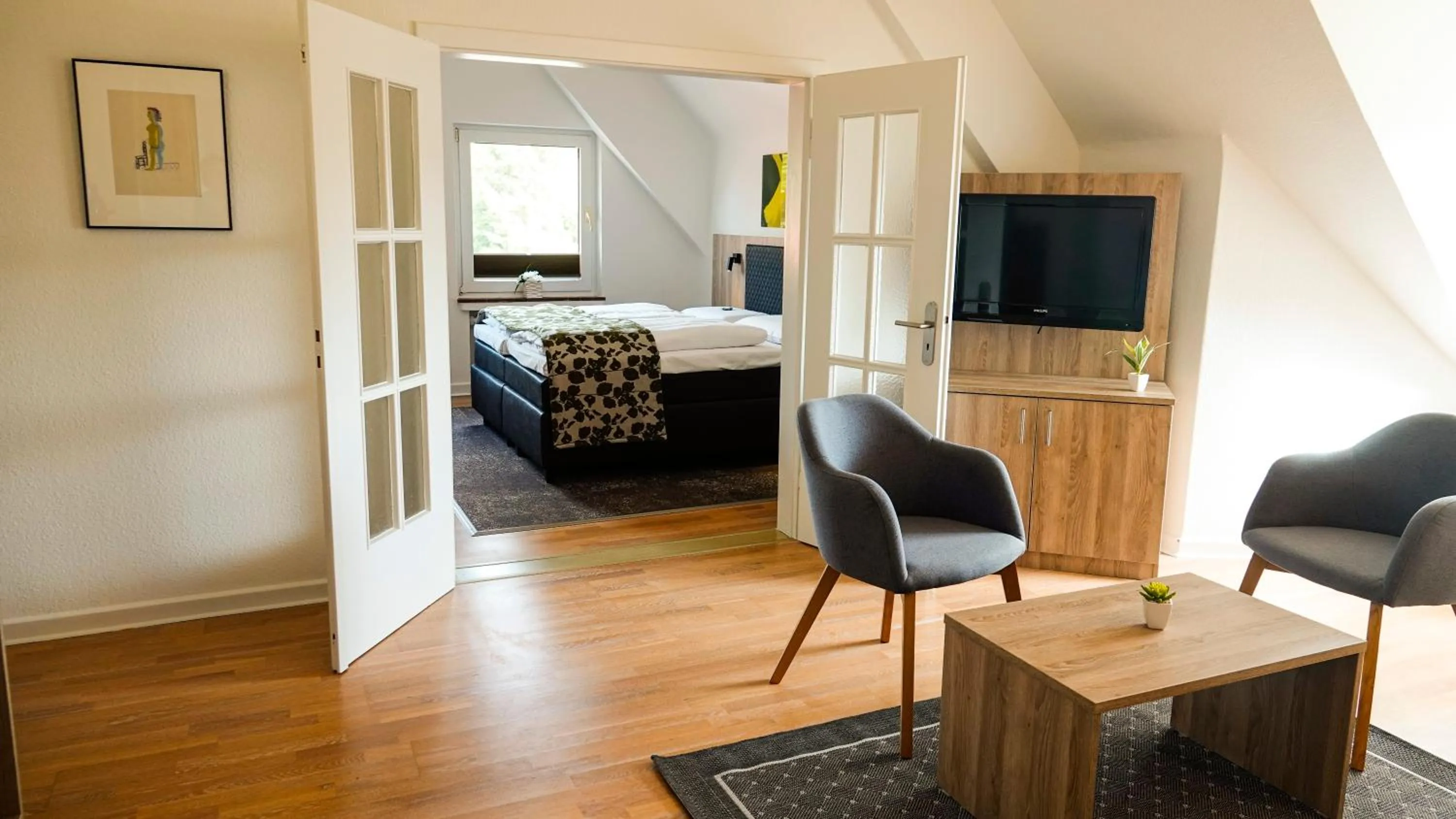 Decorative detail, Bed in Nierswalder Landhaus