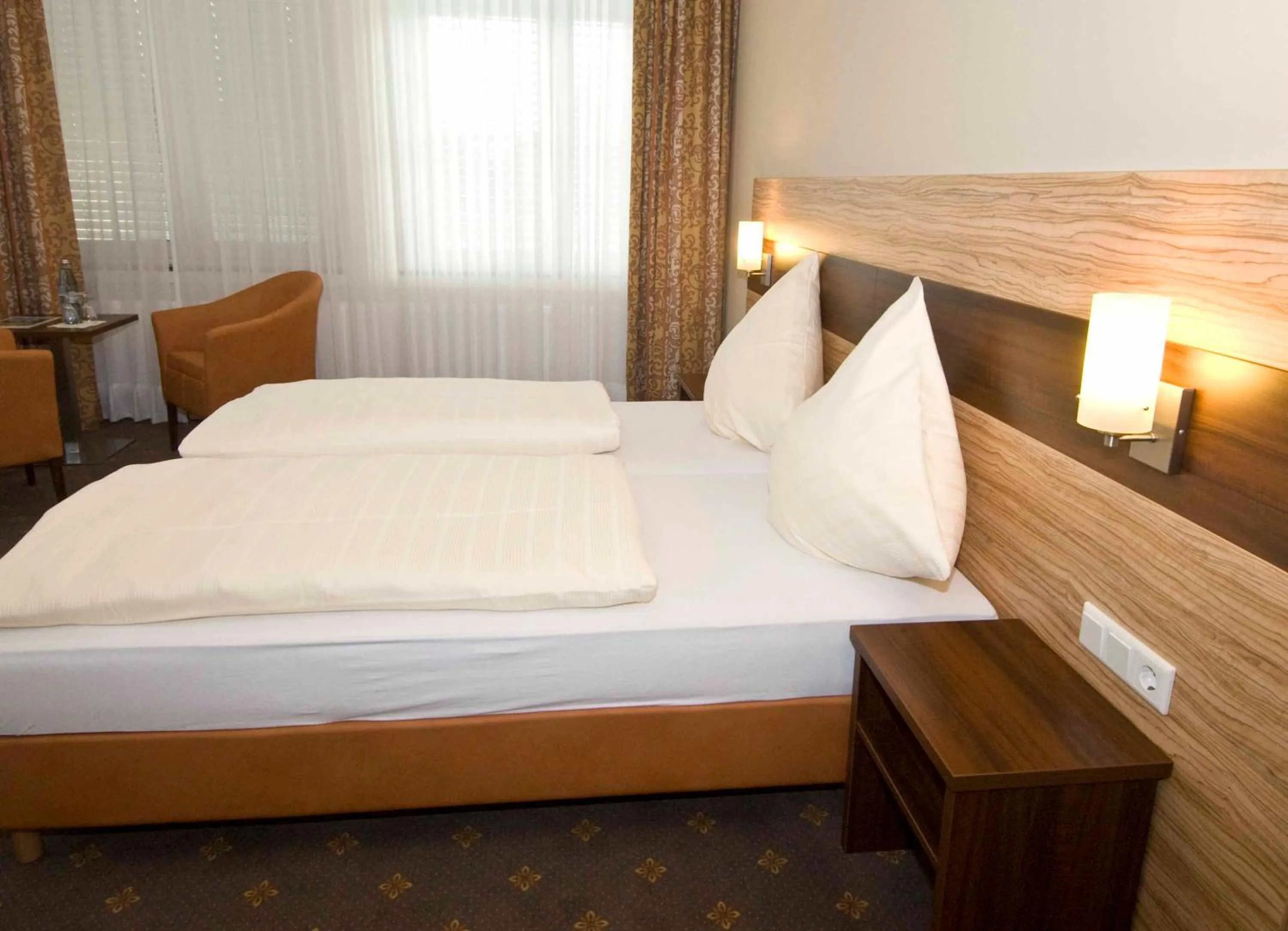 Photo of the whole room, Bed in Nierswalder Landhaus