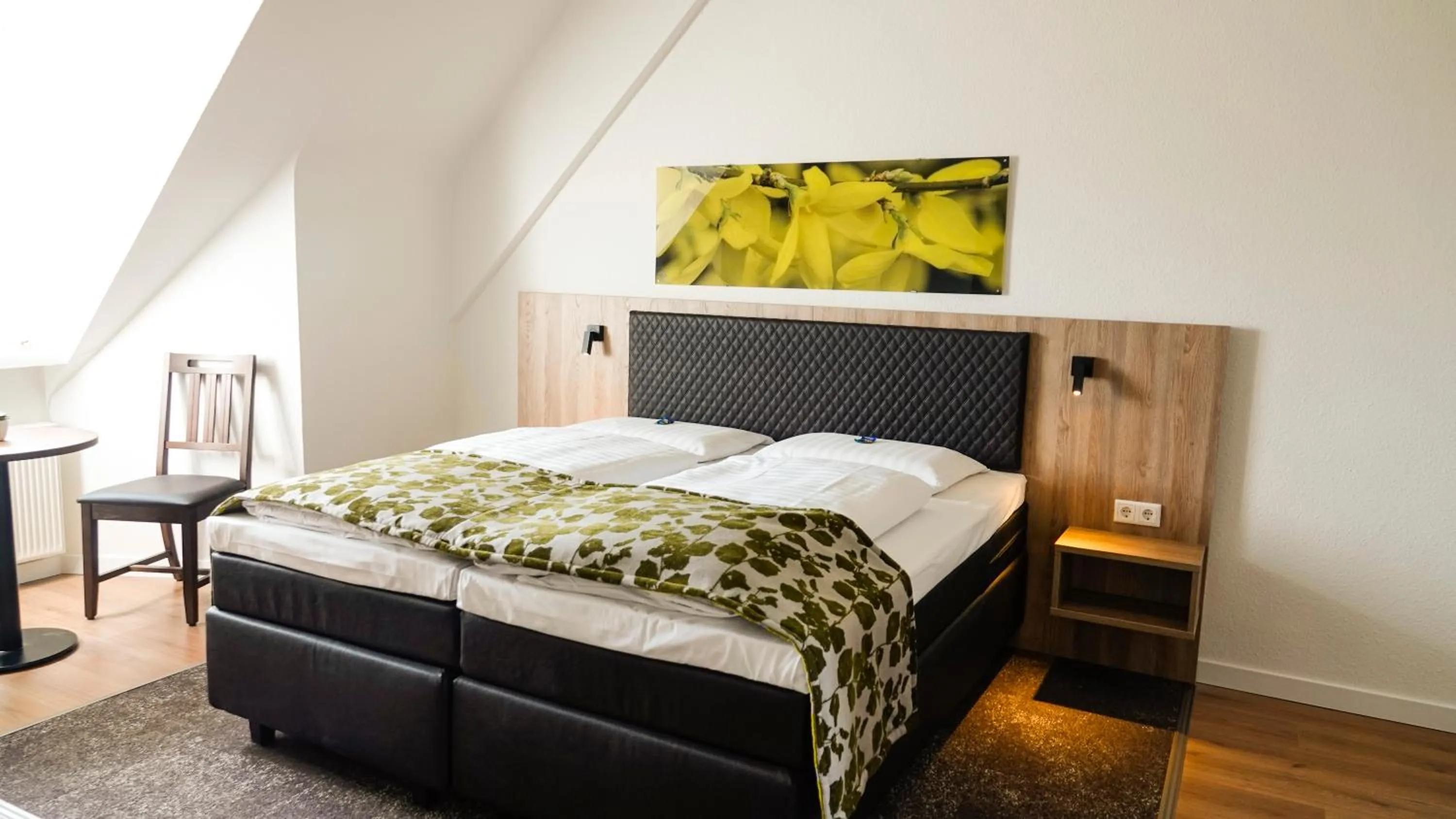 Photo of the whole room, Bed in Nierswalder Landhaus