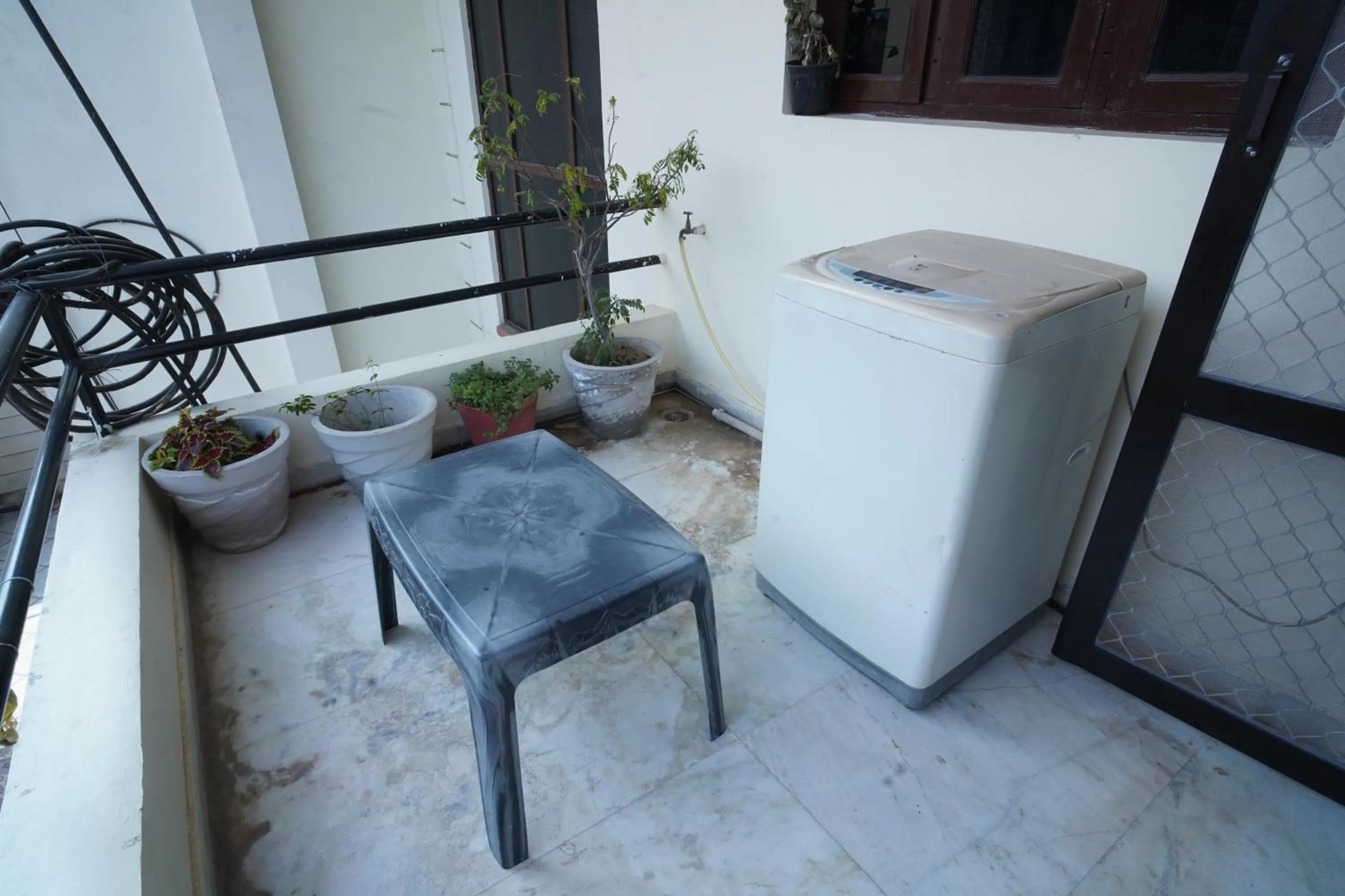 Balcony/Terrace in Om Trance Homestay