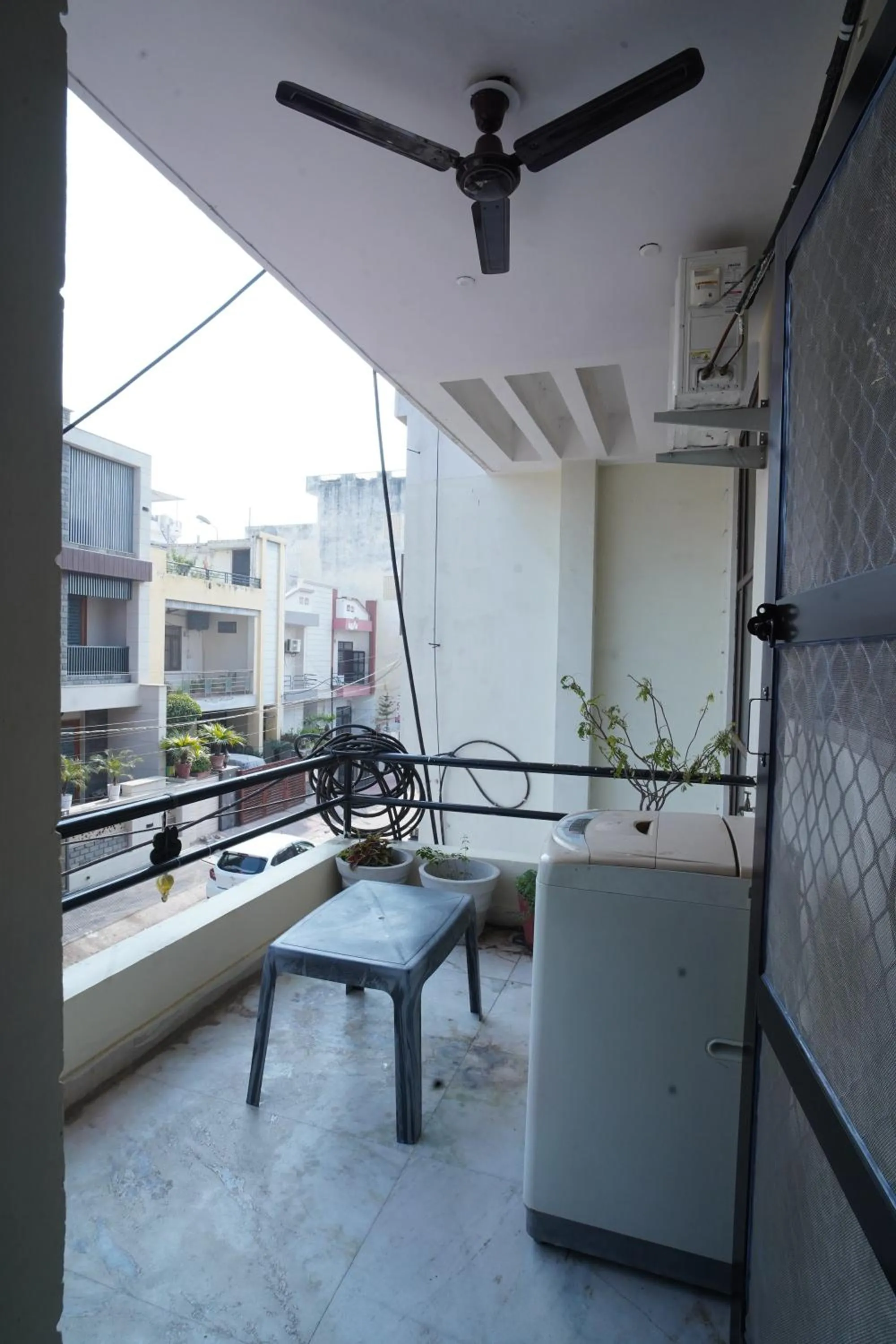 Balcony/Terrace in Om Trance Homestay