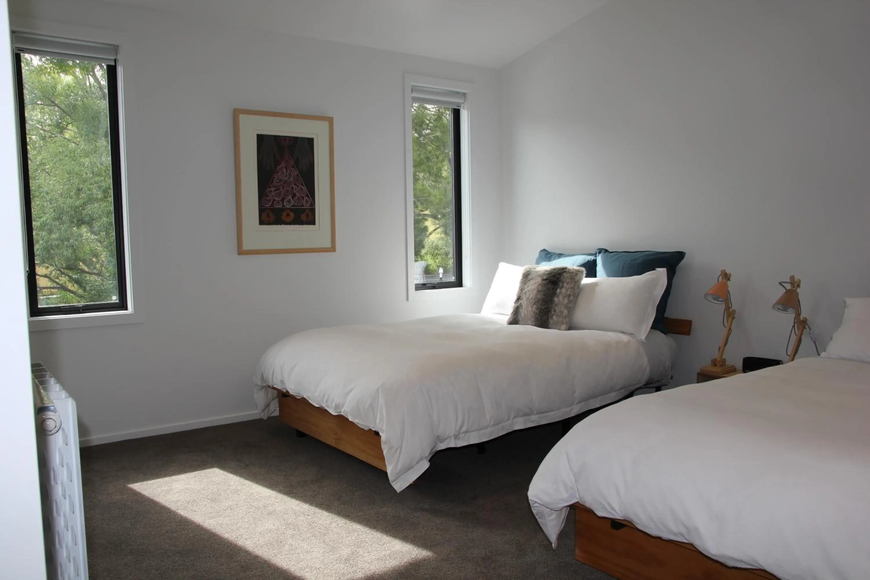 Bedroom, Bed in Korepo Lodge @ Ruby Bay