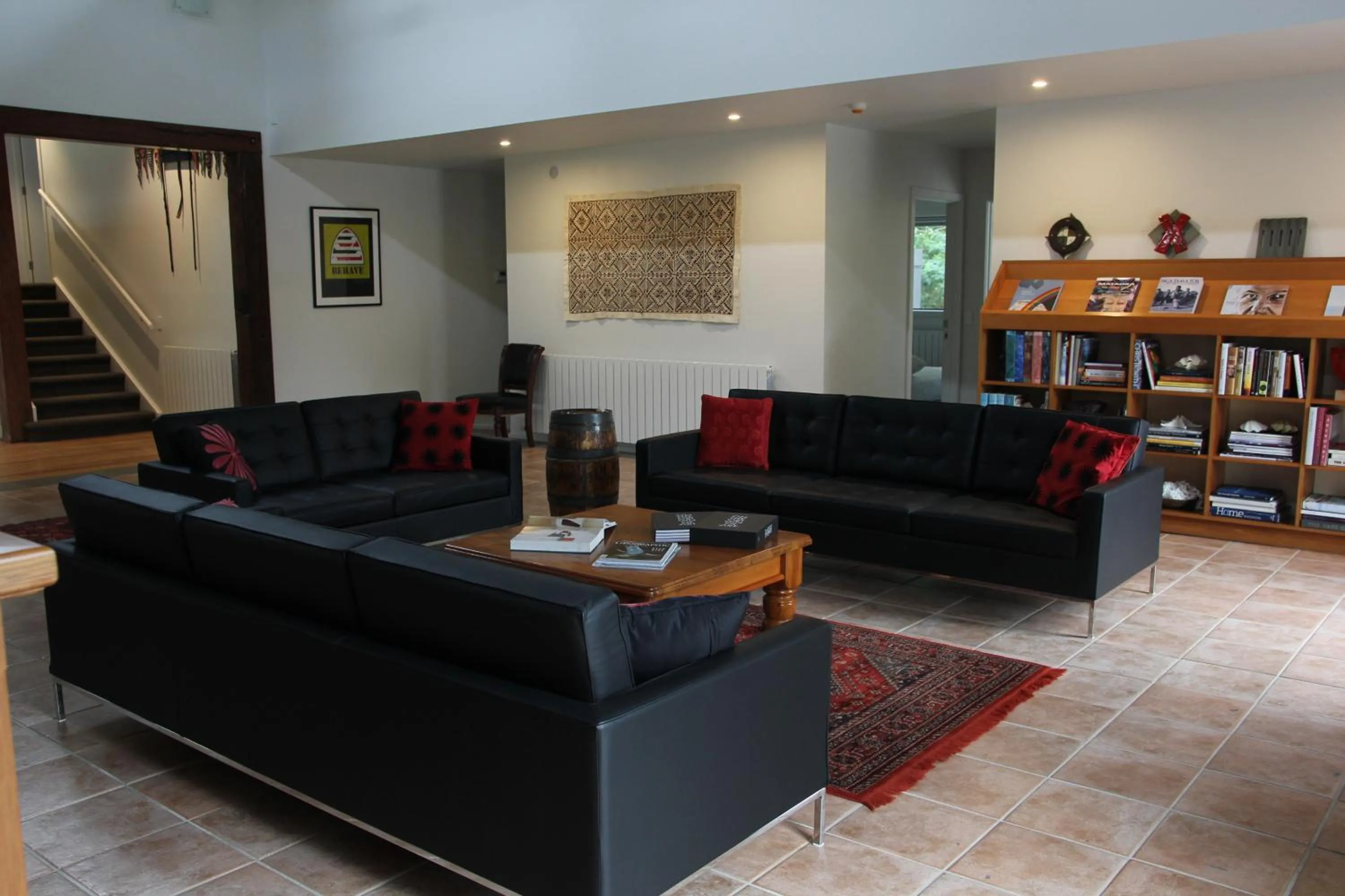 Library in Korepo Lodge @ Ruby Bay