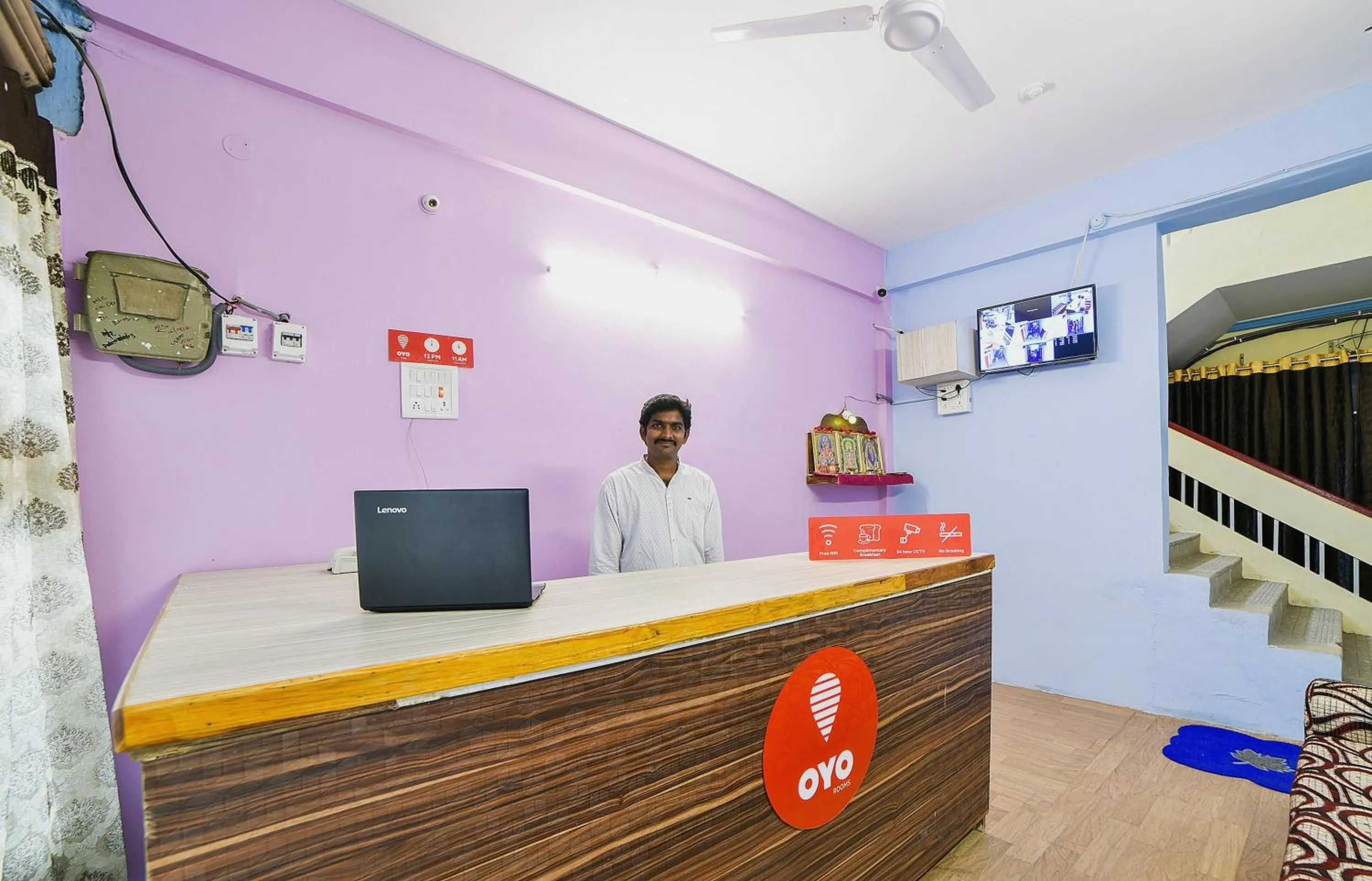 Lobby or reception in Hotel O Radika Residency