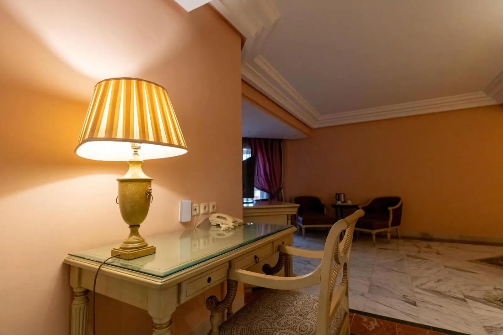 Seating area in Regency Tunis Hotel