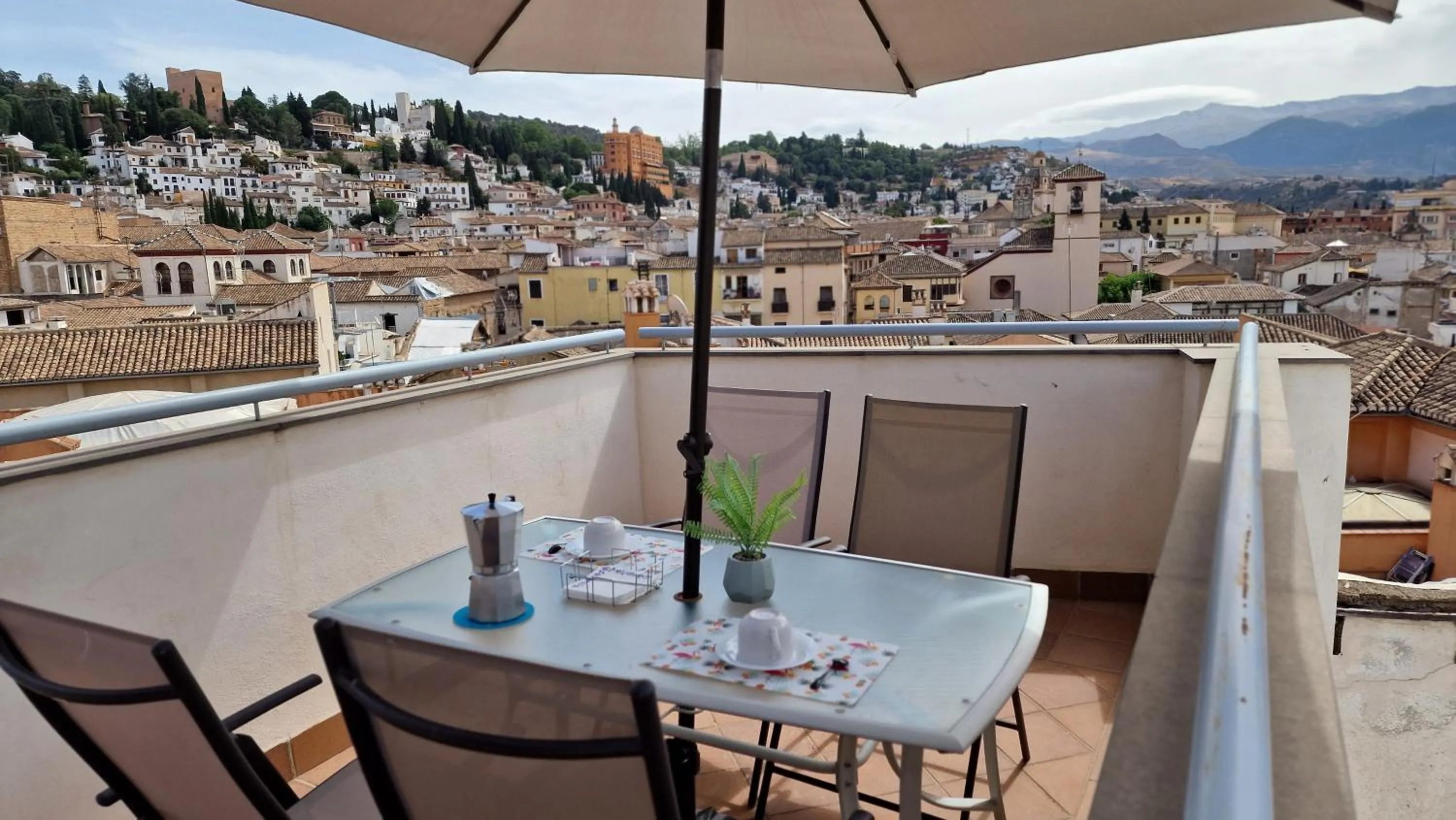 Balcony/Terrace in Imeda Apartamentos Escudo del Carmen 19