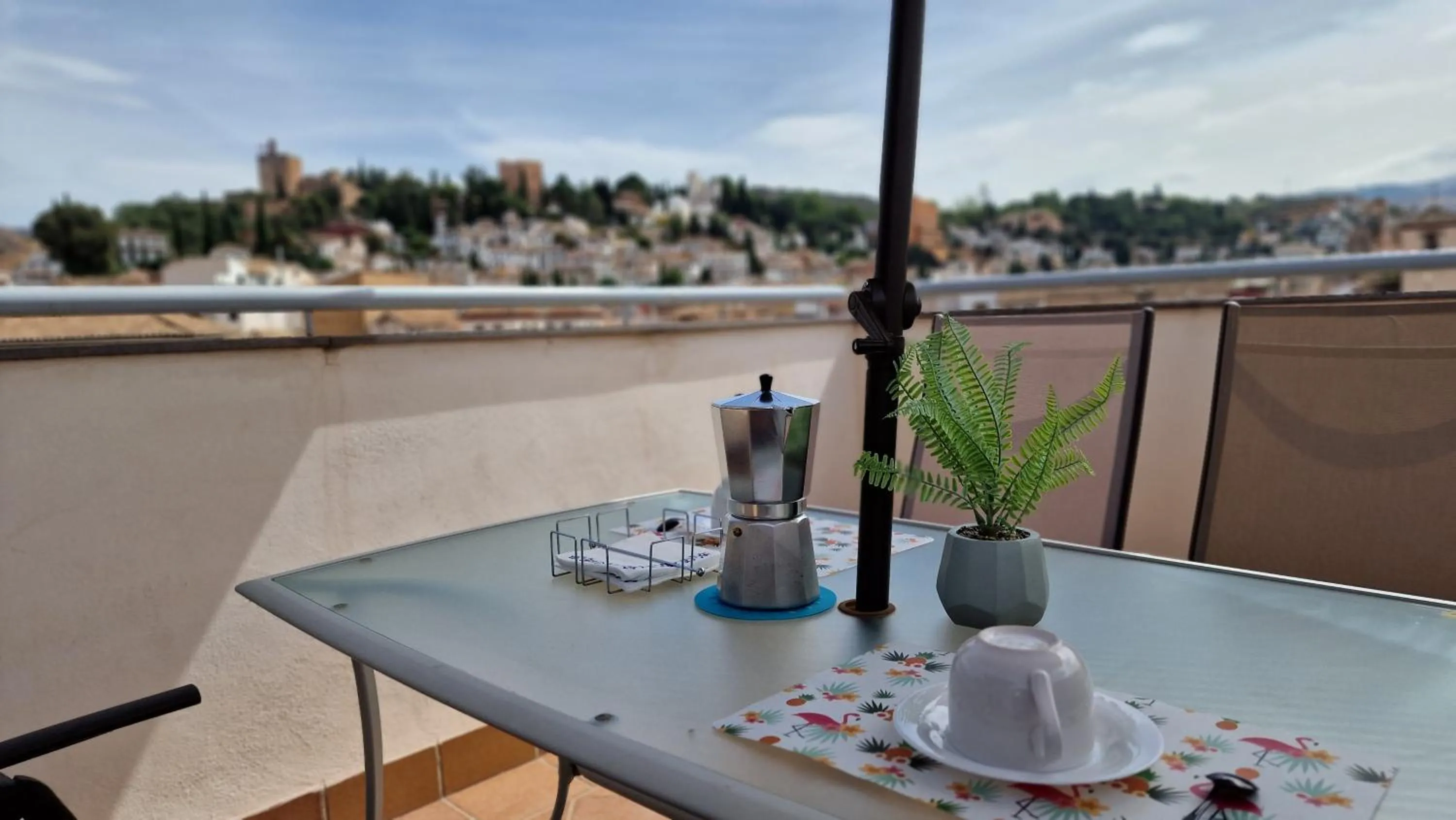 Balcony/Terrace in Imeda Apartamentos Escudo del Carmen 19