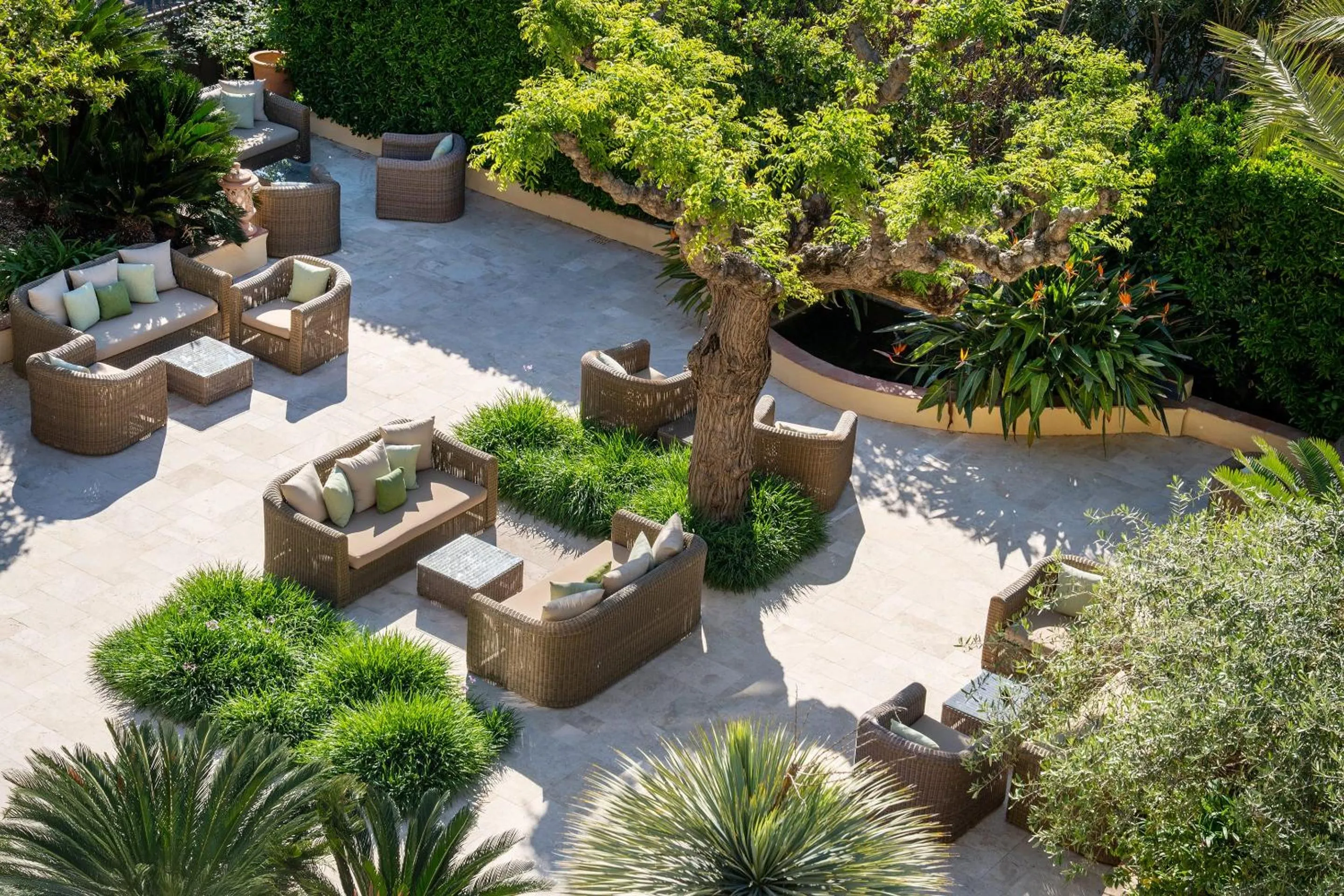 Garden in Best Western Premier Montfleuri