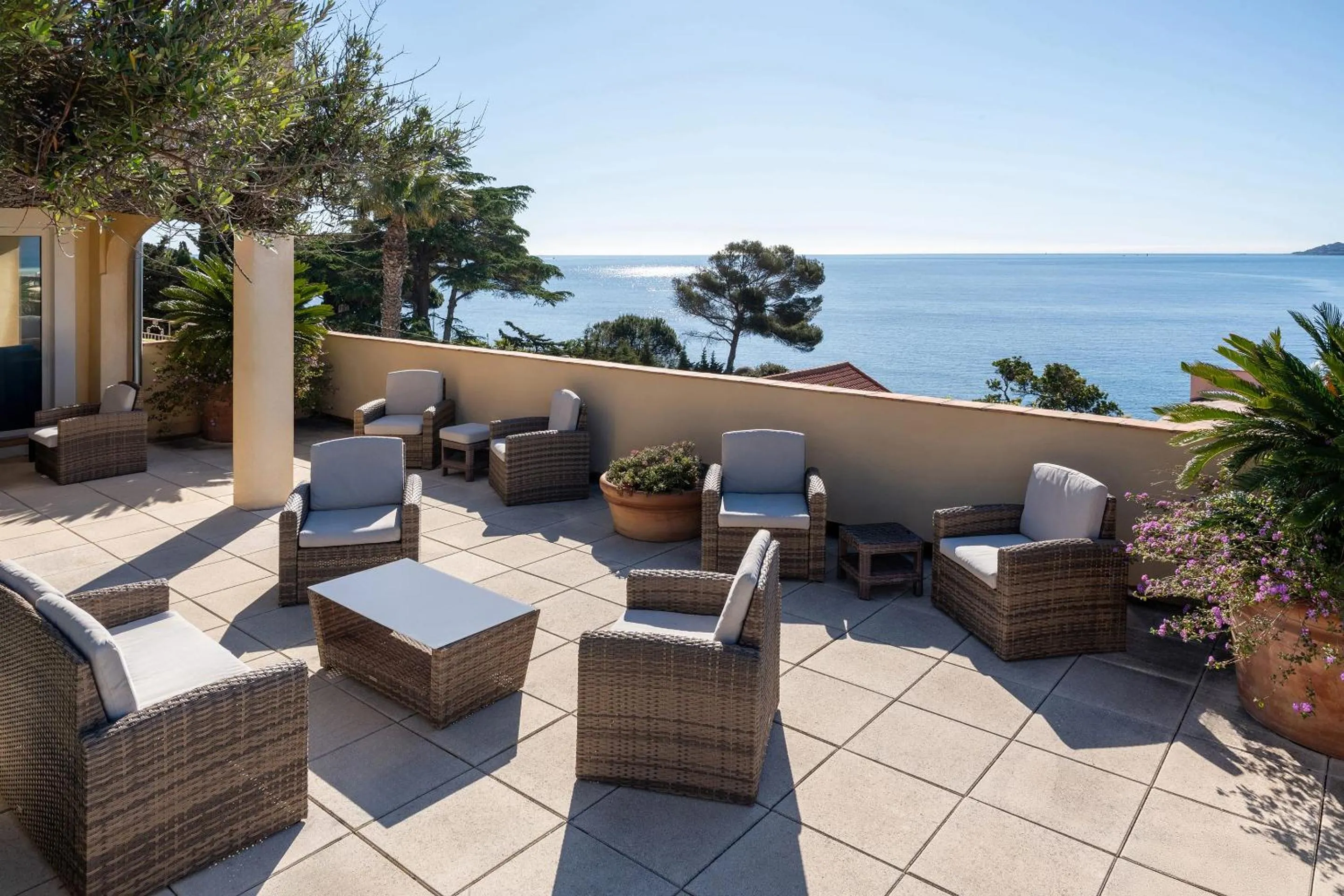 Balcony/Terrace in Best Western Premier Montfleuri