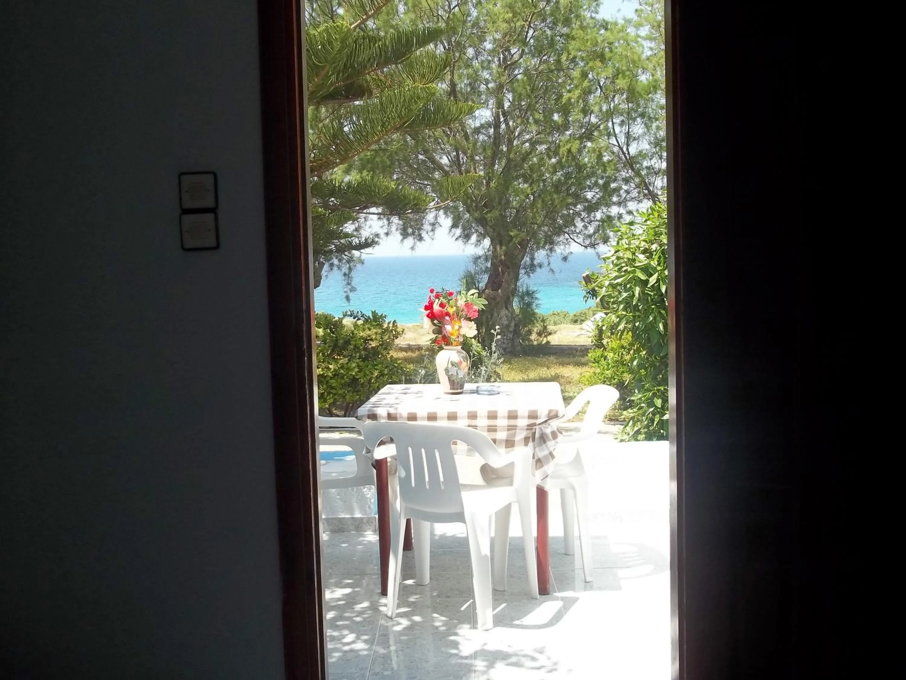 Patio in Saint Nicolas Bungalows
