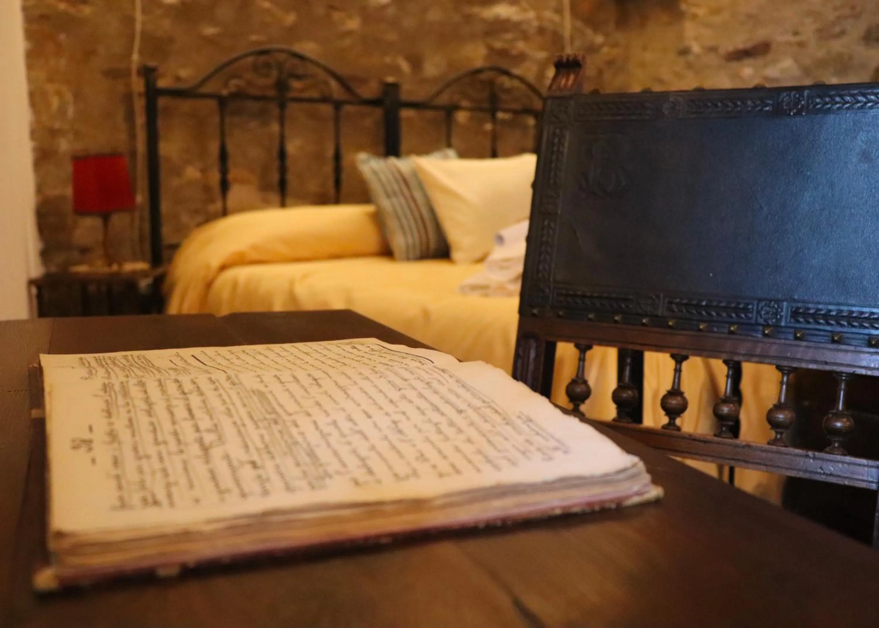 Bed in B&B La Voce del Fiume Dimora storica di Charme