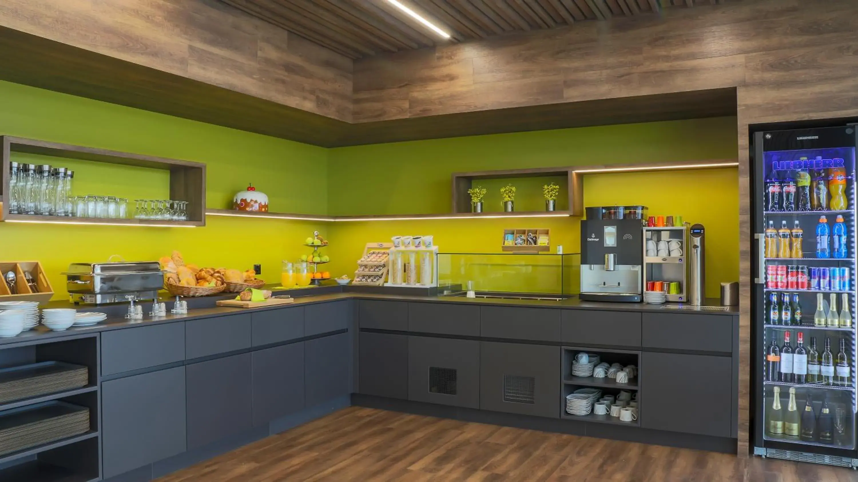 Buffet breakfast in Self Check-in Hotel von Rotz Buffet breakfast in Self Check-in Hotel von Rotz