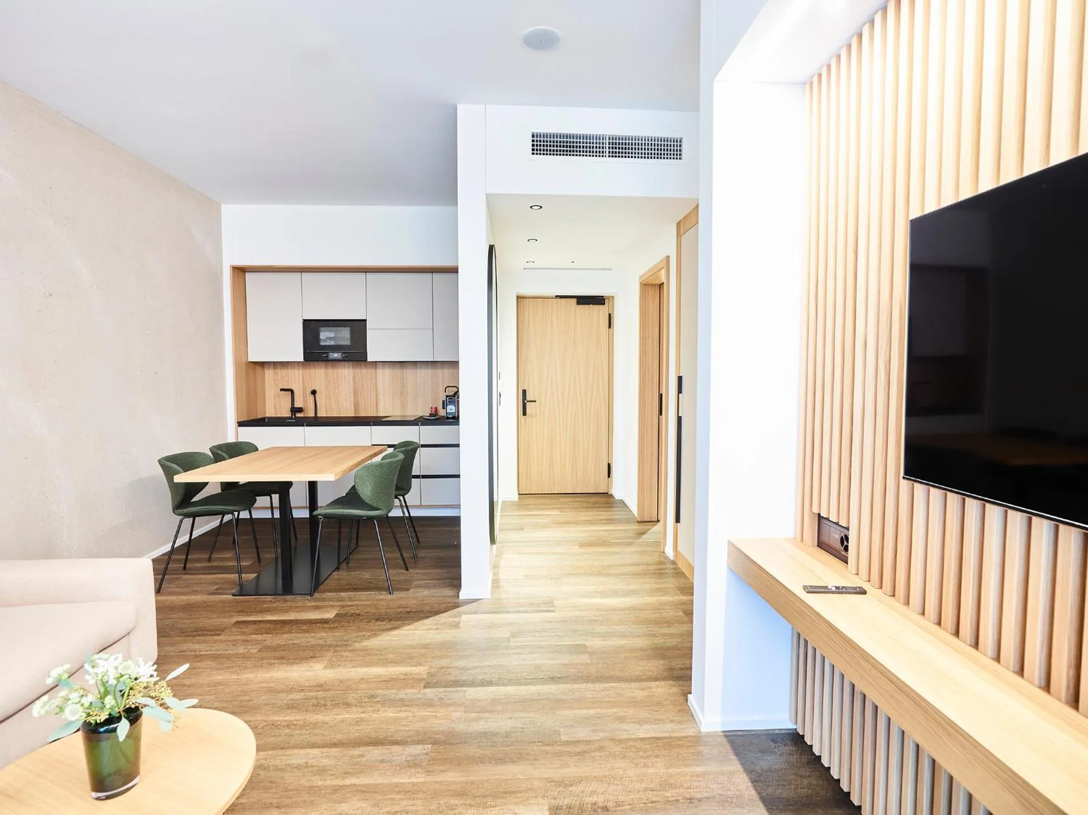 Kitchen or kitchenette in Hotel von Rotz