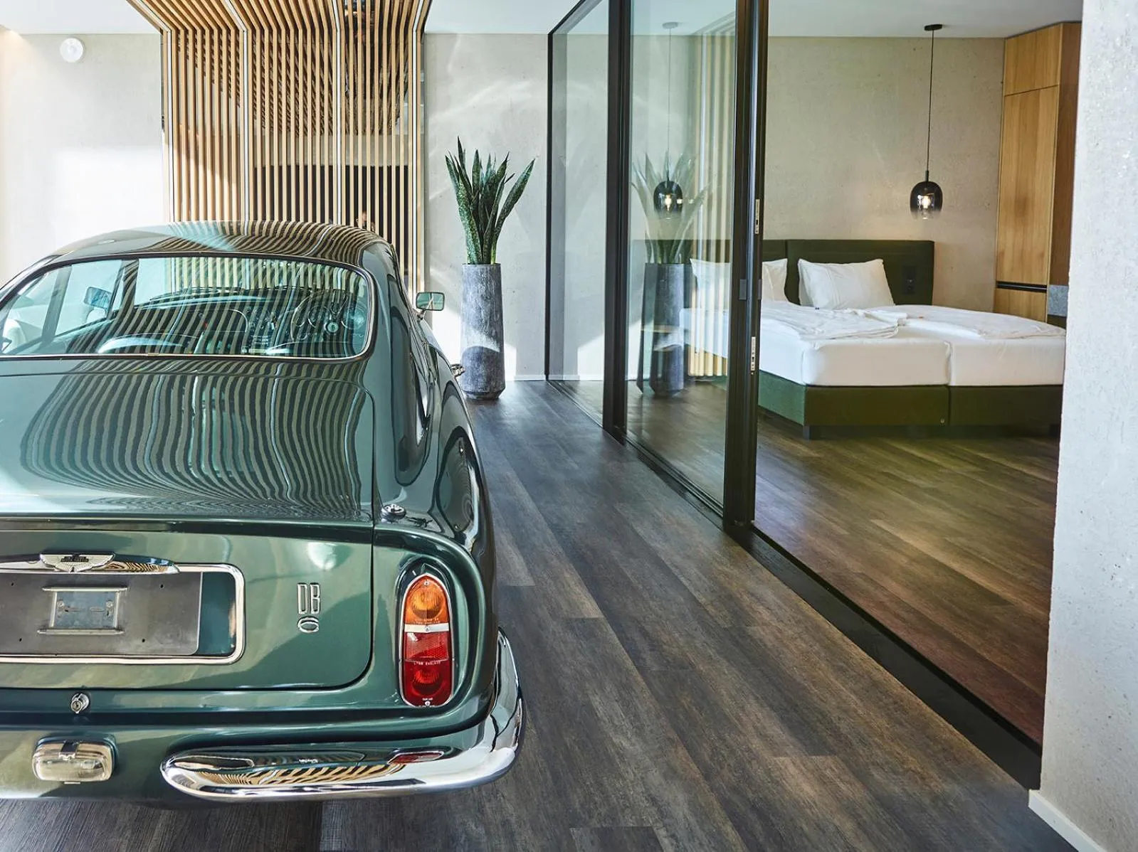 Bed in Hotel von Rotz