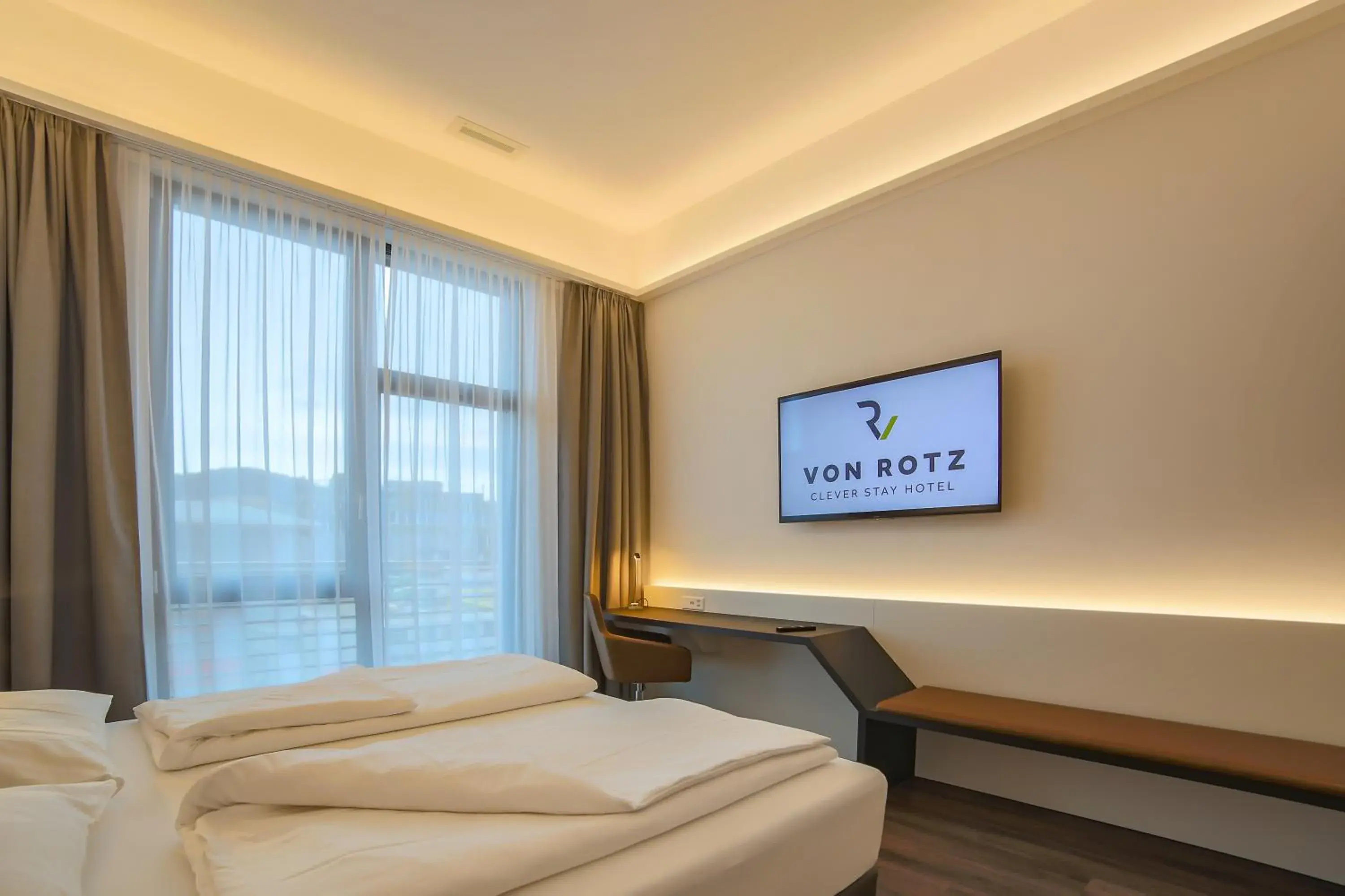 Bed in Hotel von Rotz Bed in Hotel von Rotz