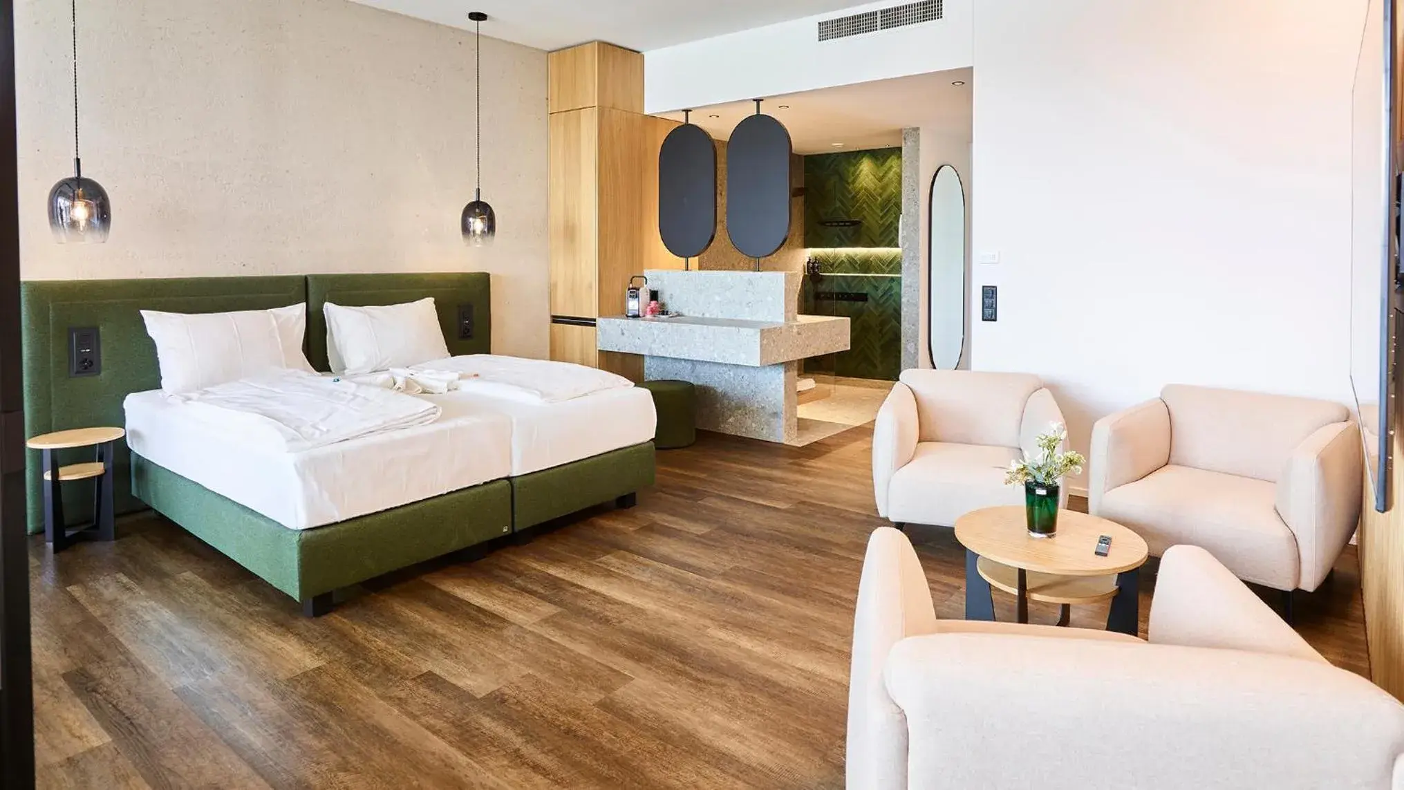 Bed in Hotel von Rotz Bed in Hotel von Rotz