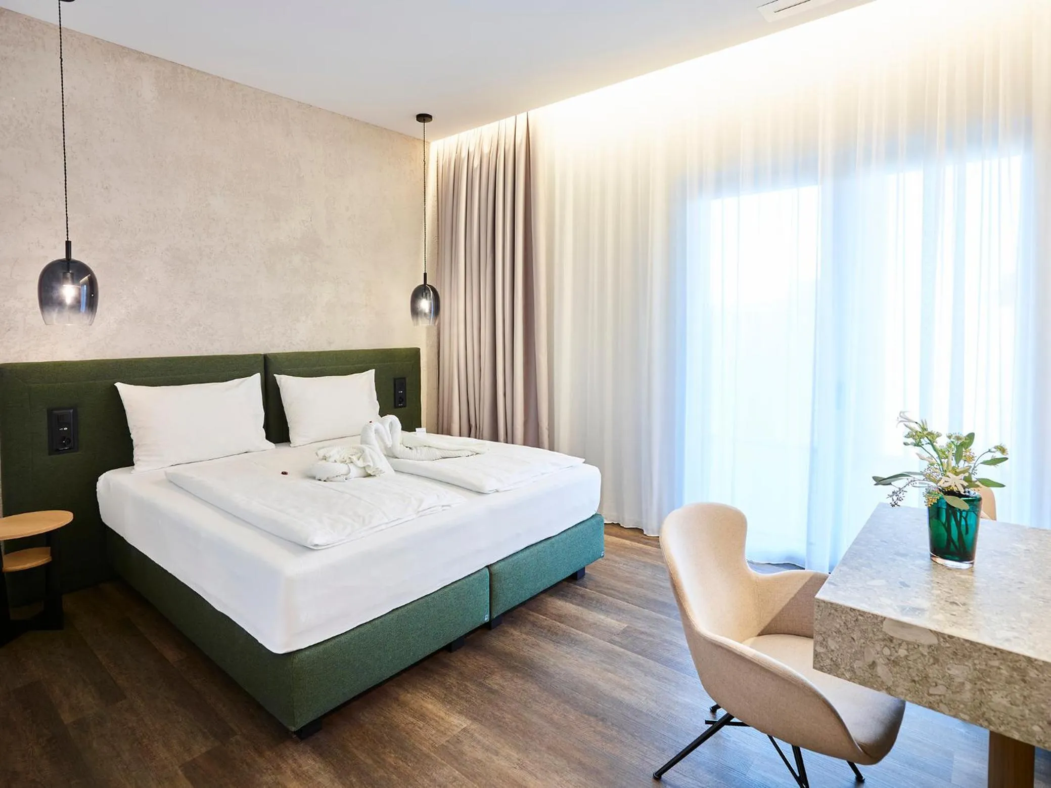 Bed in Hotel von Rotz