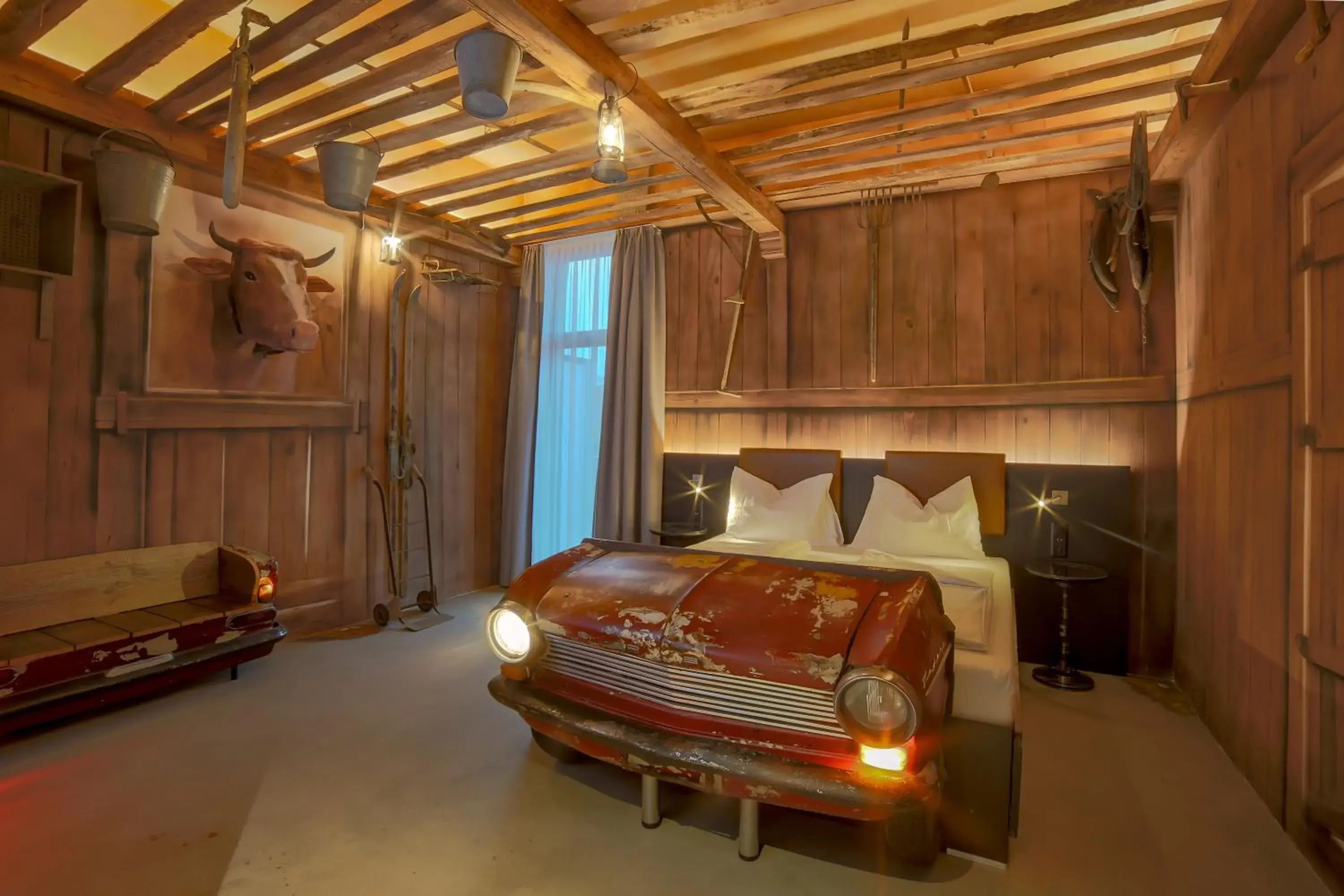 Bed in Hotel von Rotz Bed in Hotel von Rotz