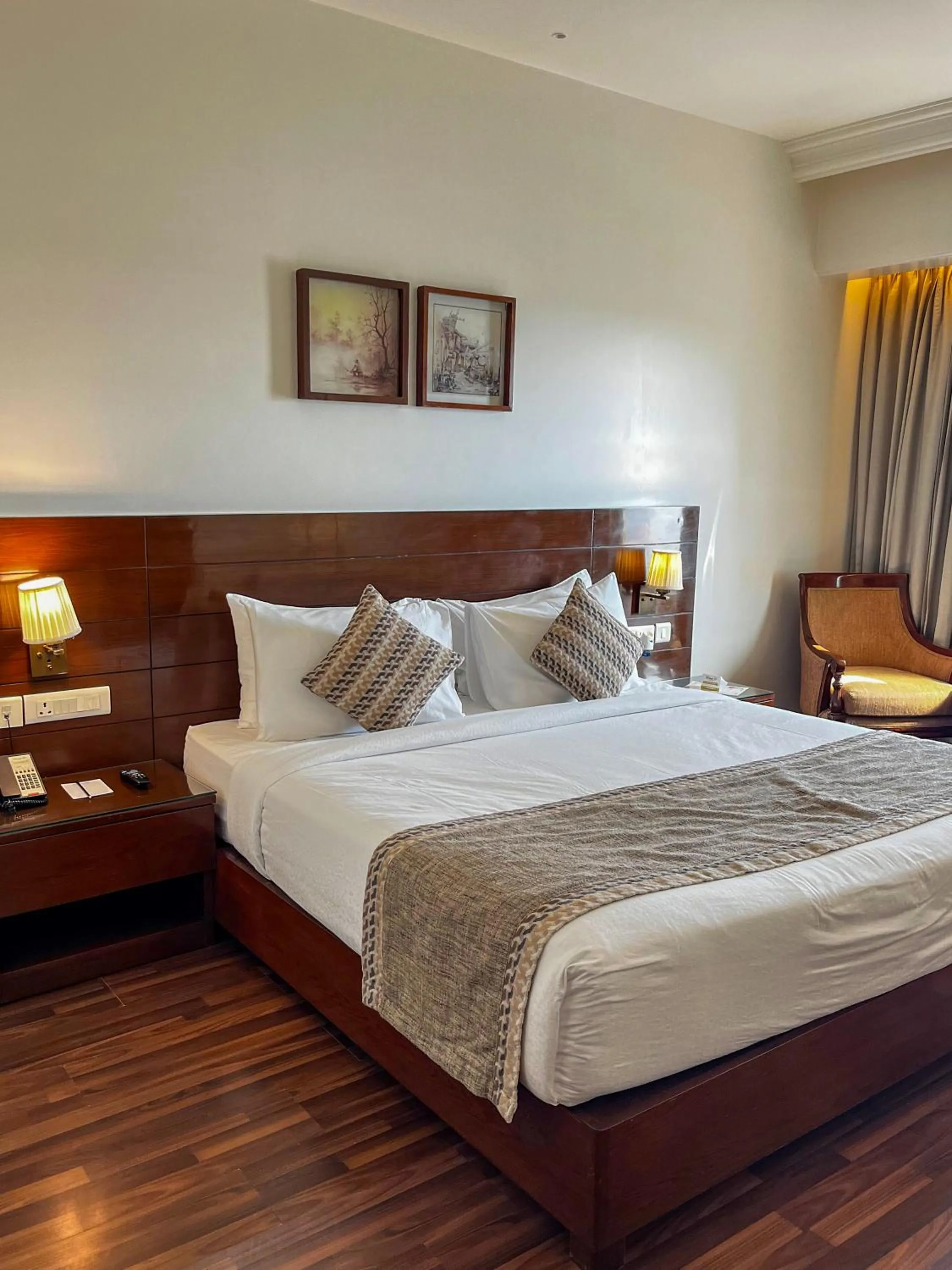 Bed in Hotel Home In By Amrik Sukhdev