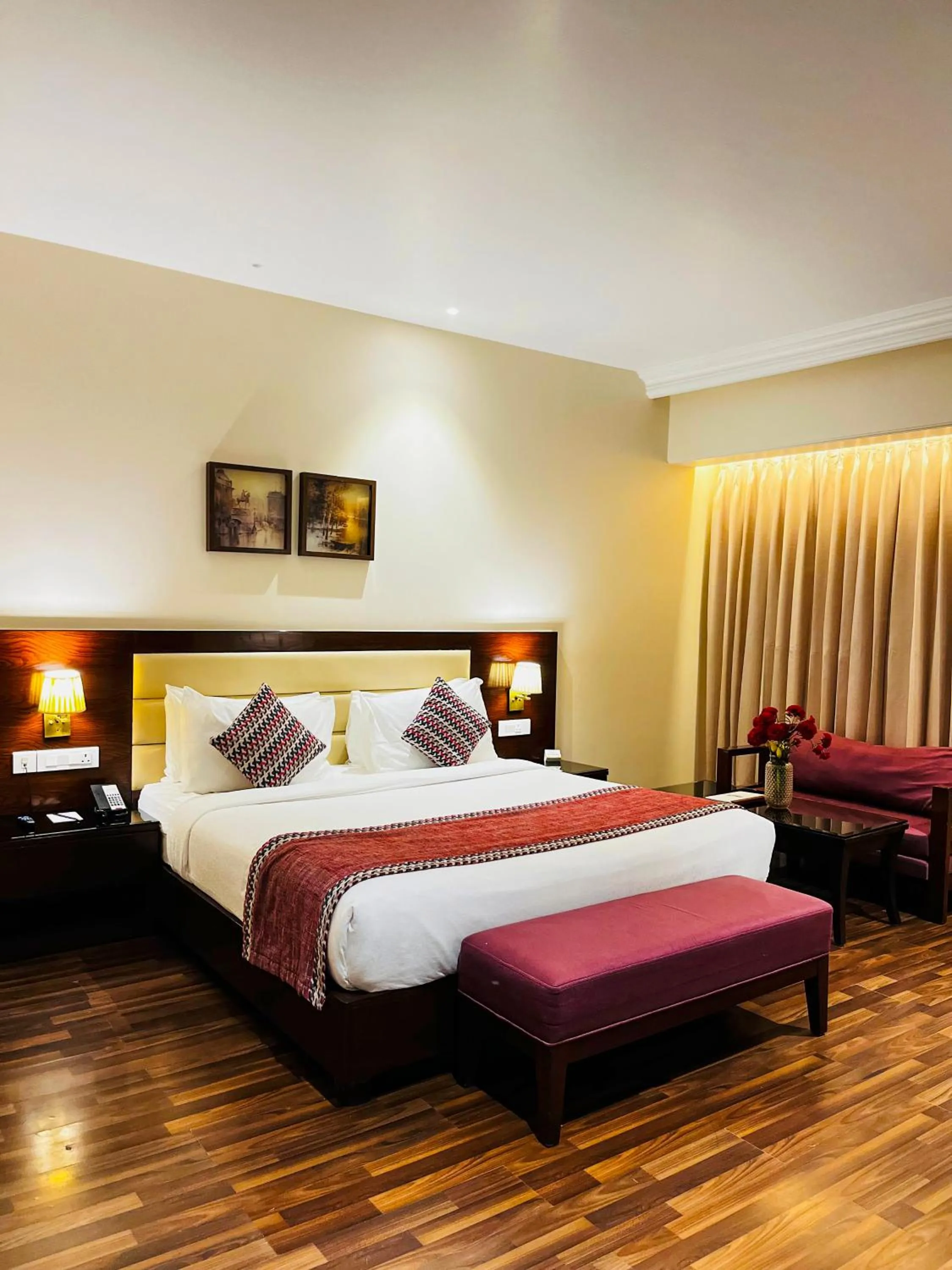 Bed in Hotel Home In By Amrik Sukhdev