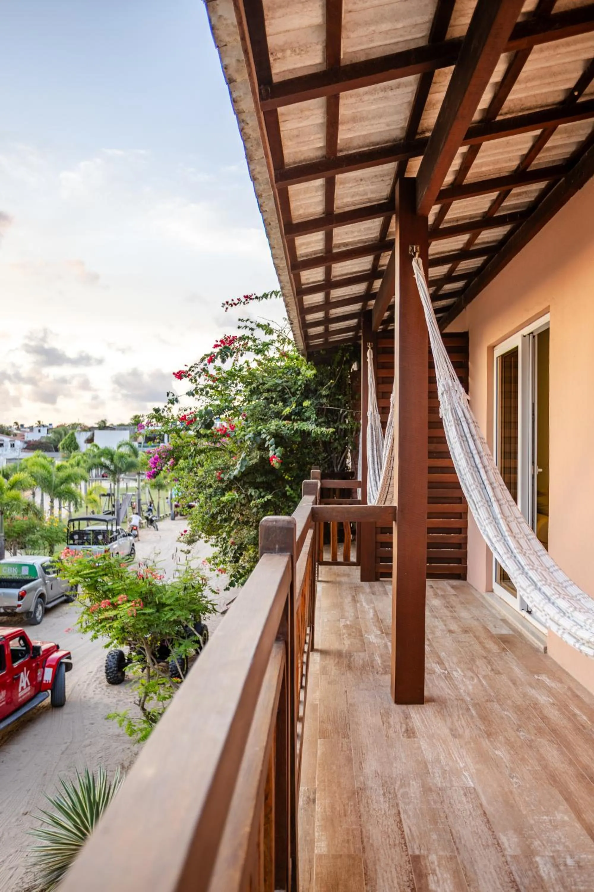 Balcony/Terrace in Villa das Palmeiras Jeri