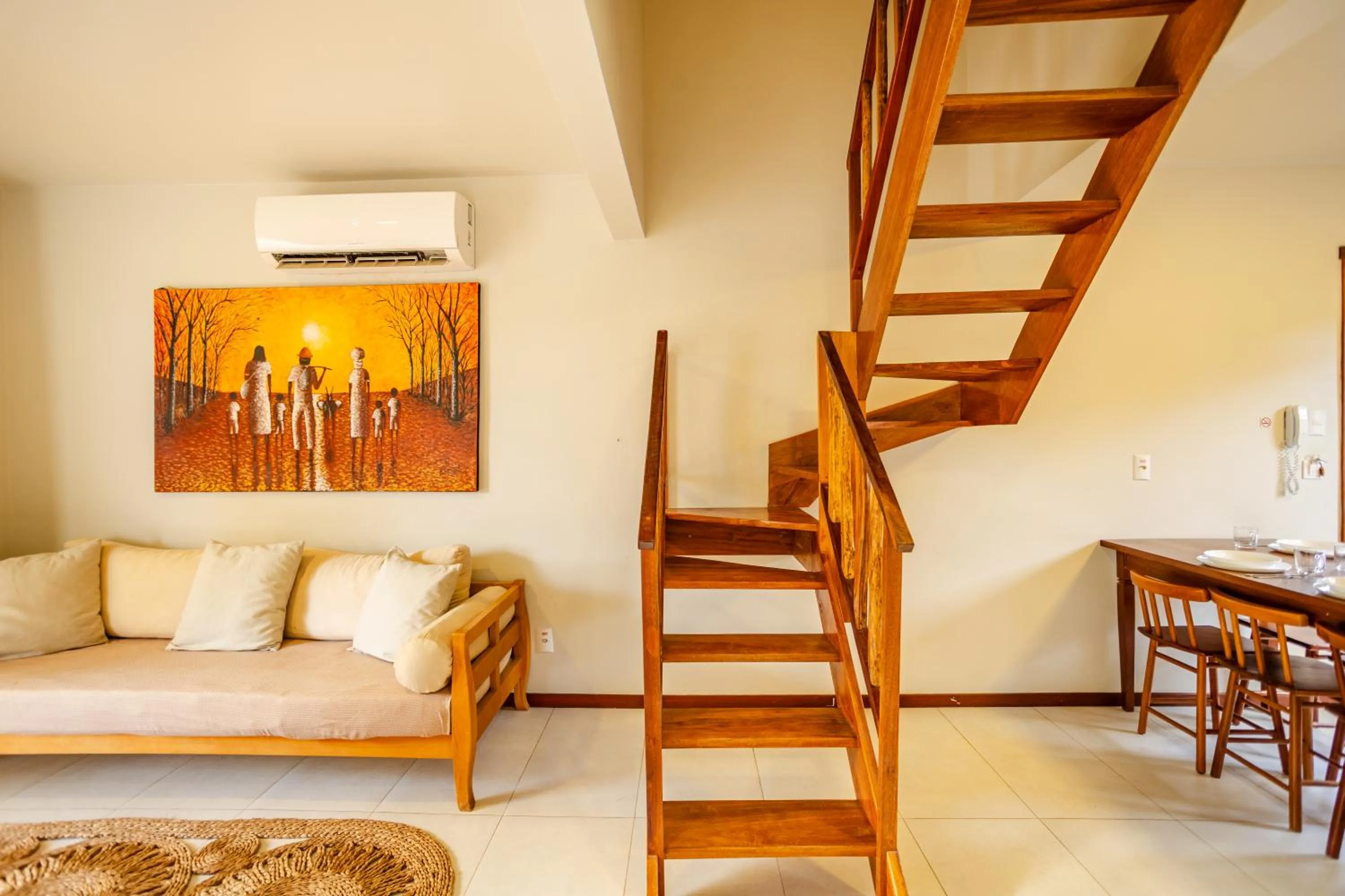 Living room in Villa das Palmeiras Jeri