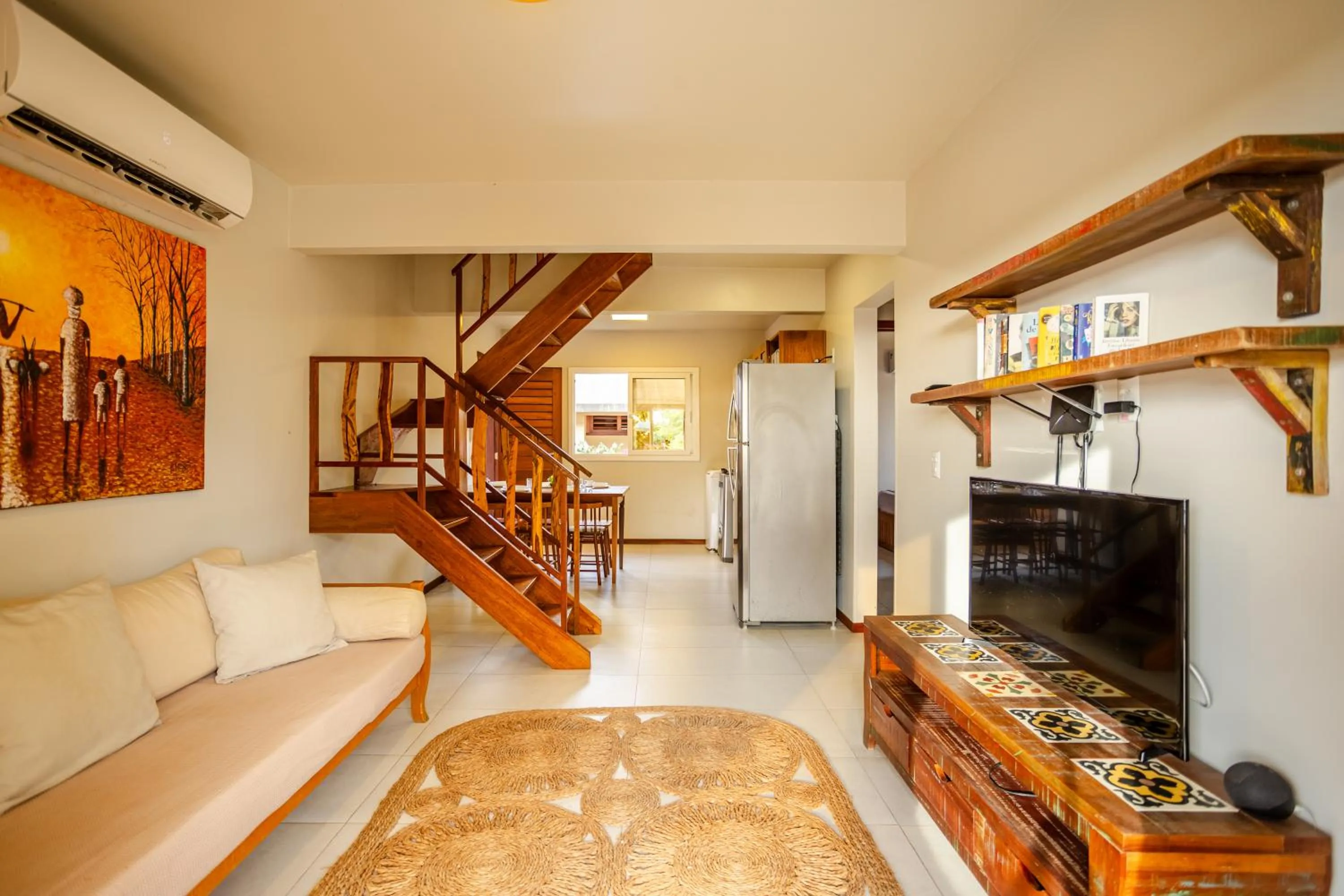 Living room in Villa das Palmeiras Jeri