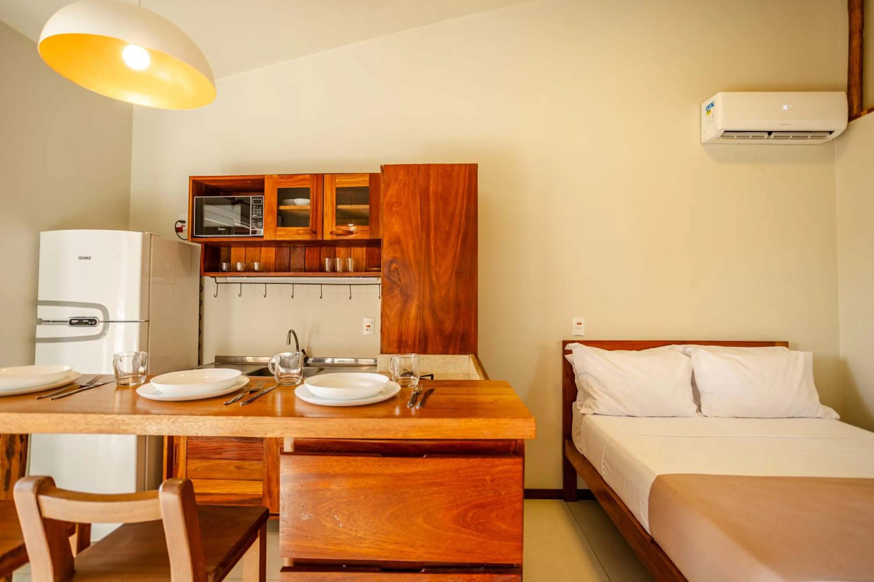 kitchen, Bed in Villa das Palmeiras Jeri