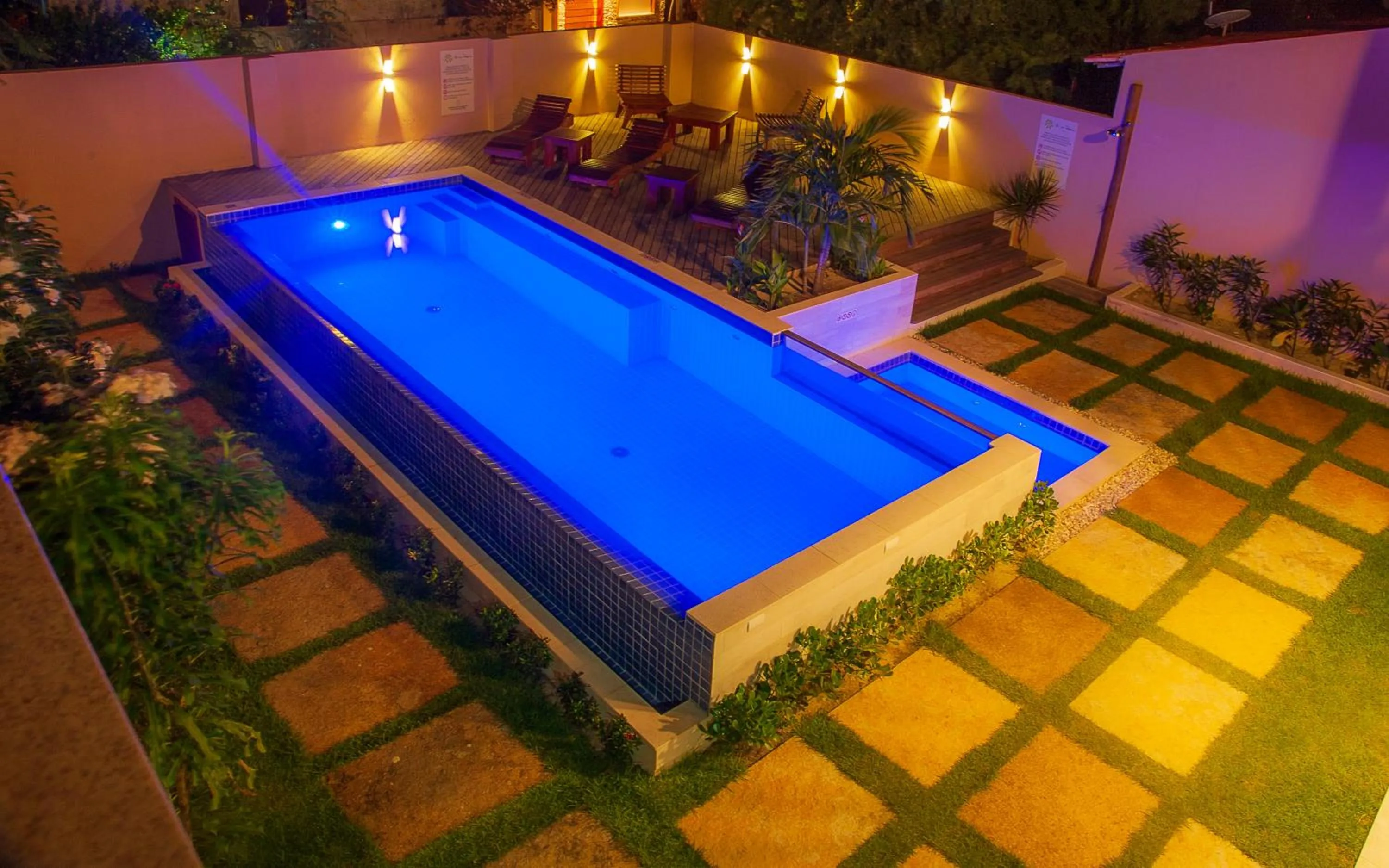 Swimming pool in Villa das Palmeiras Jeri