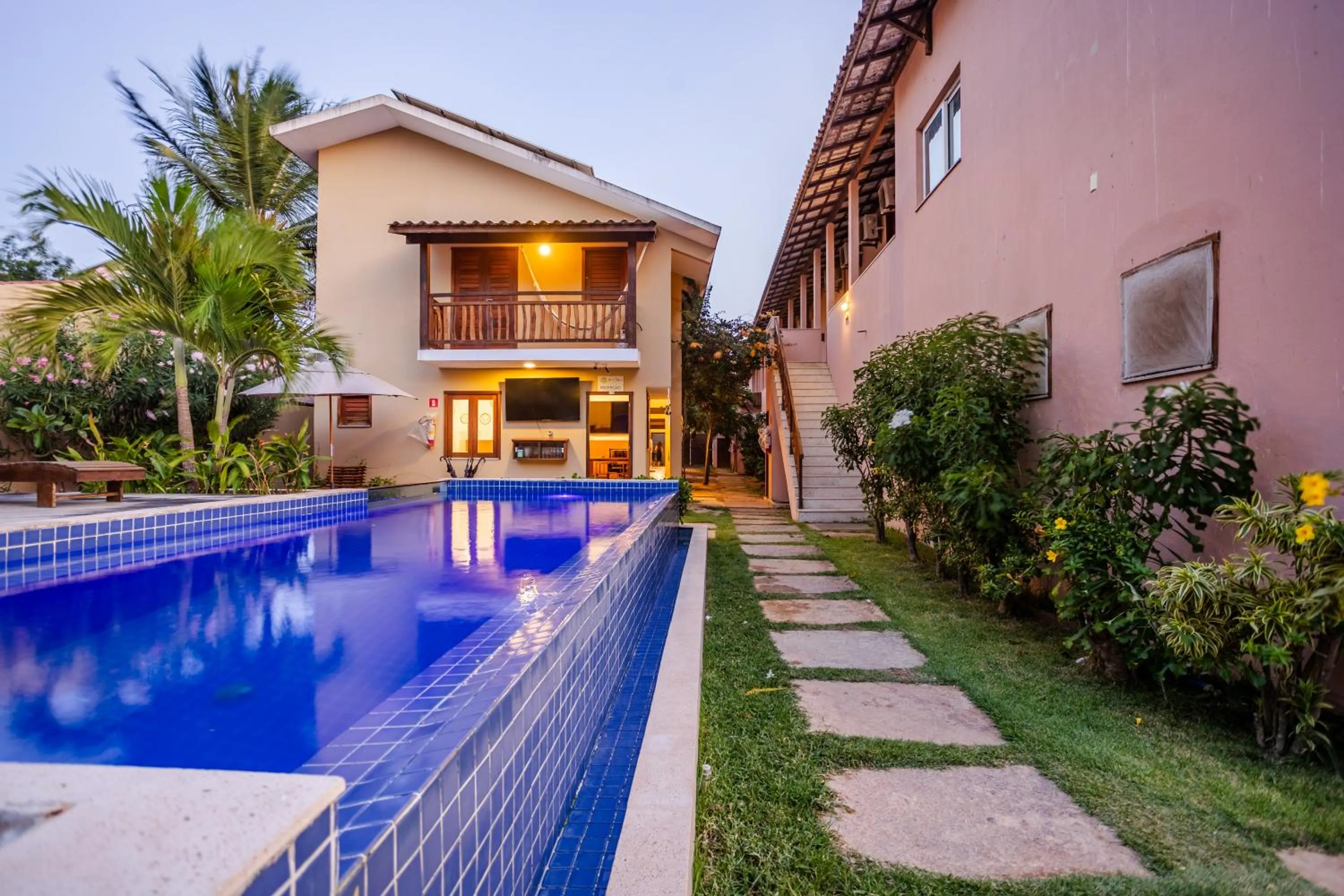 Swimming pool in Villa das Palmeiras Jeri