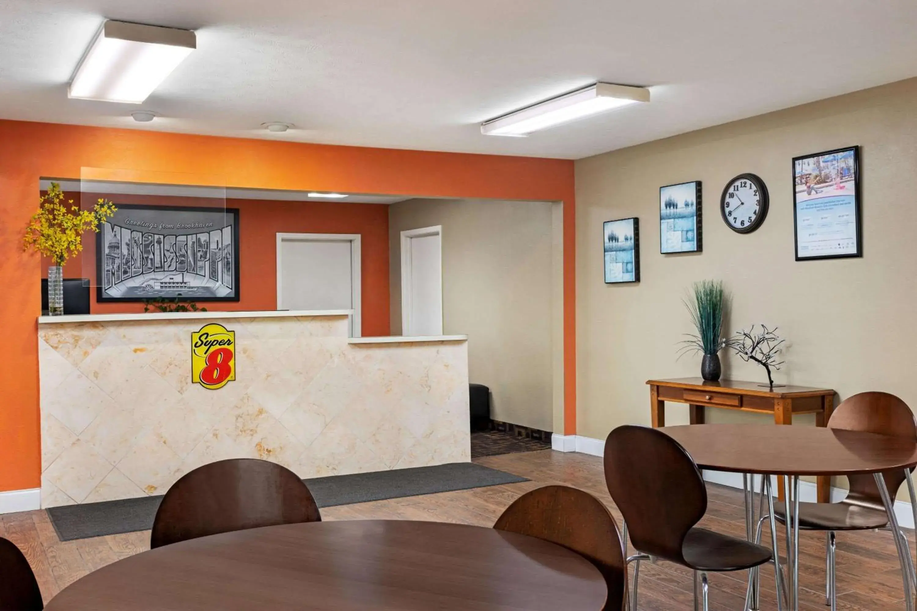 Lobby or reception in Super 8 by Wyndham Brookhaven Lobby or reception in Super 8 by Wyndham Brookhaven