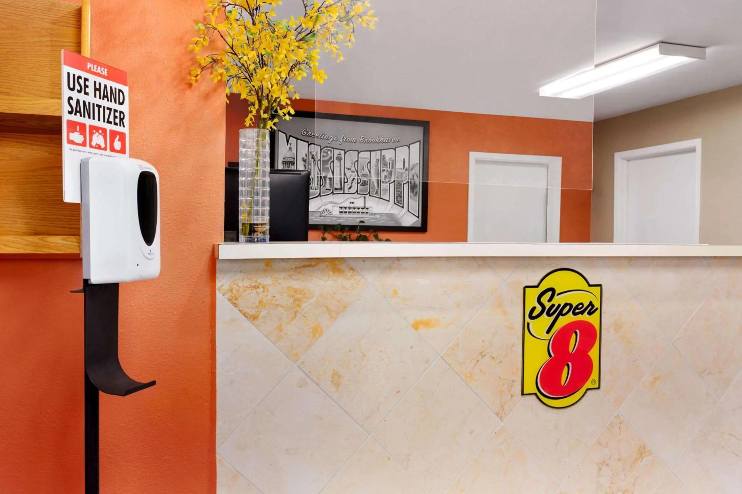 Lobby or reception in Super 8 by Wyndham Brookhaven